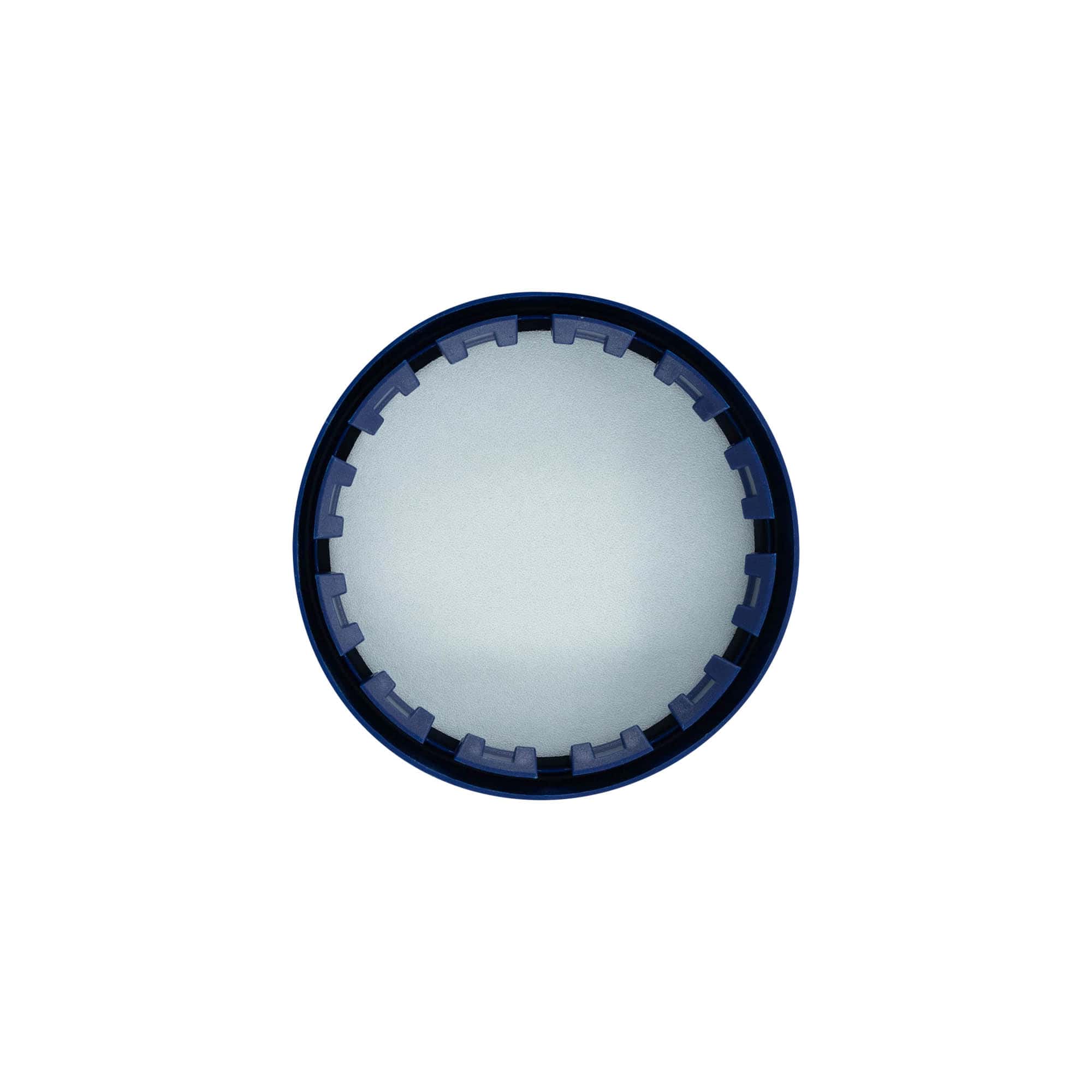 Kaanekork standardkeraamilisele potile, HDPE-plast, sinine