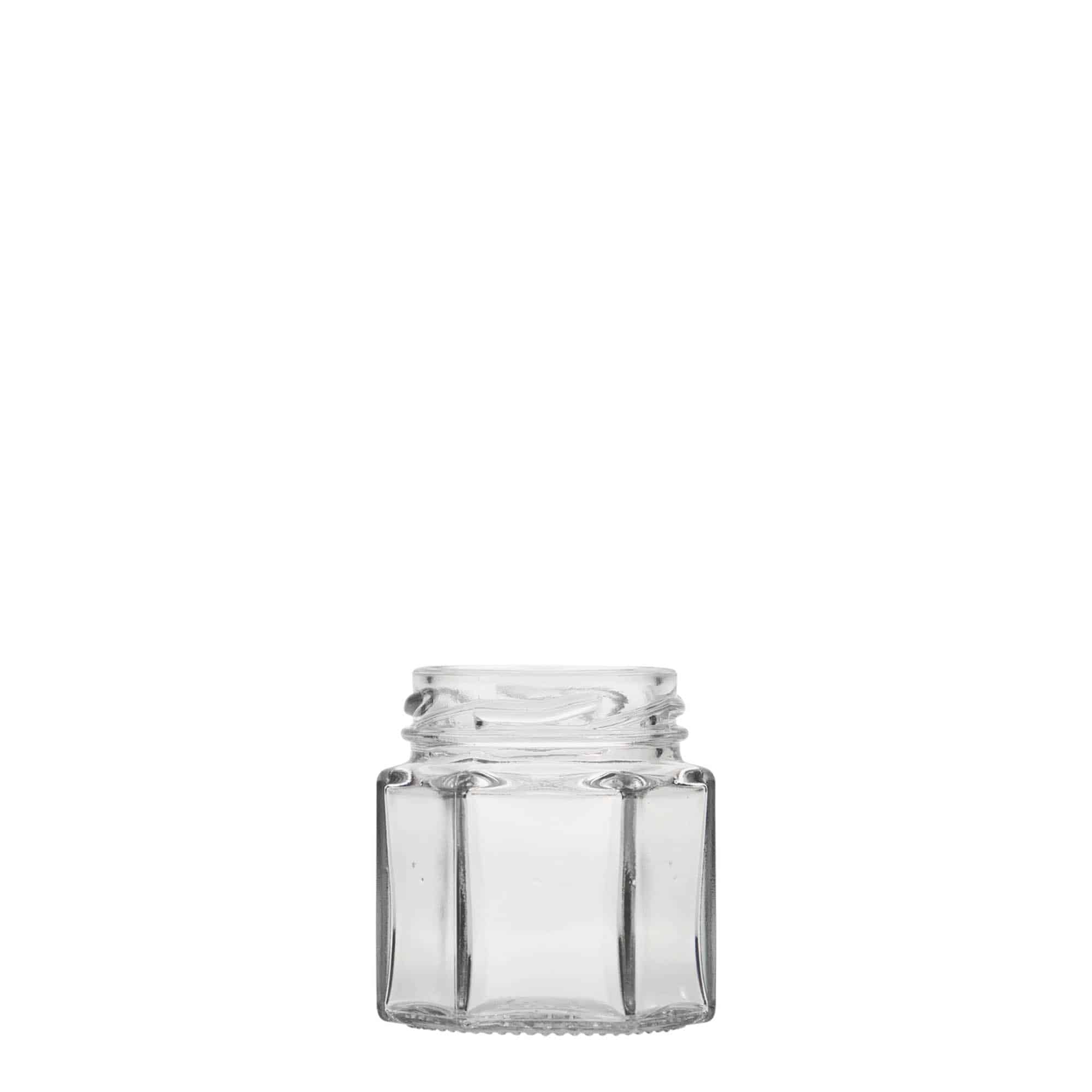 47 ml kuuekandiline purk, sulgur: twist-off (TO 43) 47 ml kuuekandiline purk, sulgur: twist-off (TO 43)