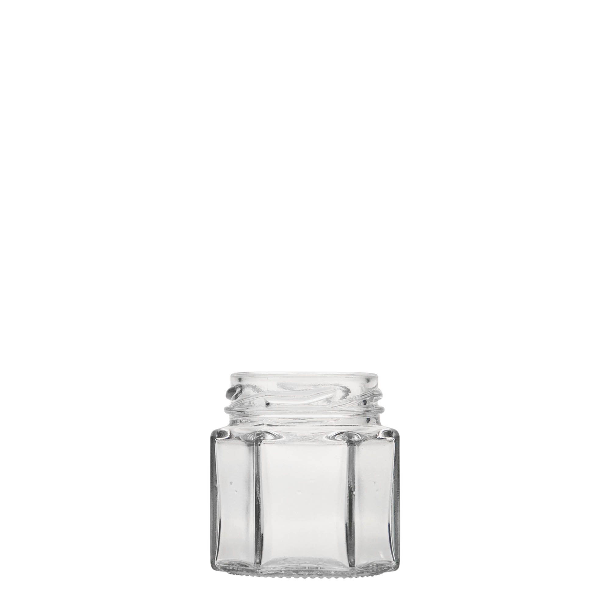 47 ml kuuskantklaas, suu: keeratav kork (TO 43) 47 ml kuuskantklaas, suu: keeratav kork (TO 43)