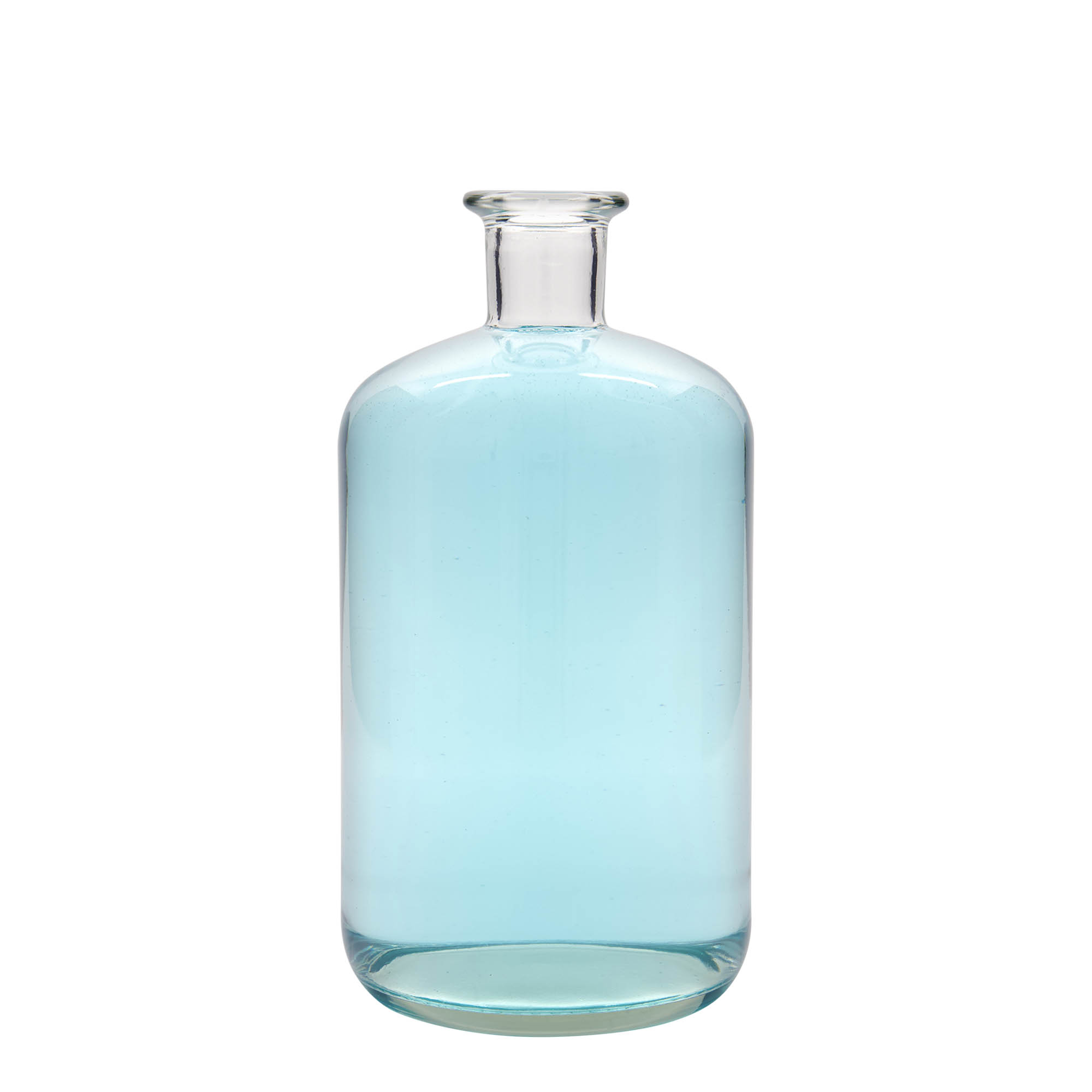 1500 ml klaasist apteegipudel, sulgur: kork