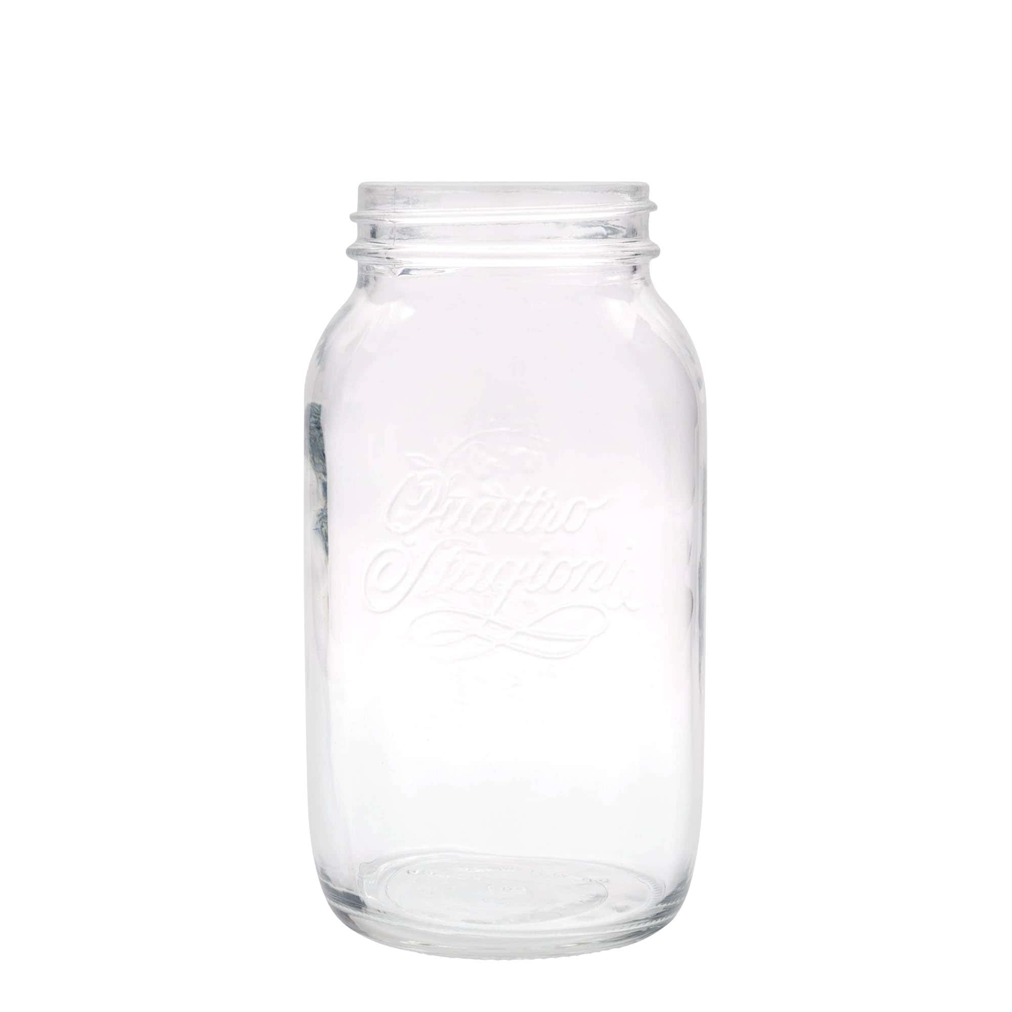 1500 ml klaaspurk 'Quattro Stagioni', sulgur: keeratav kaas