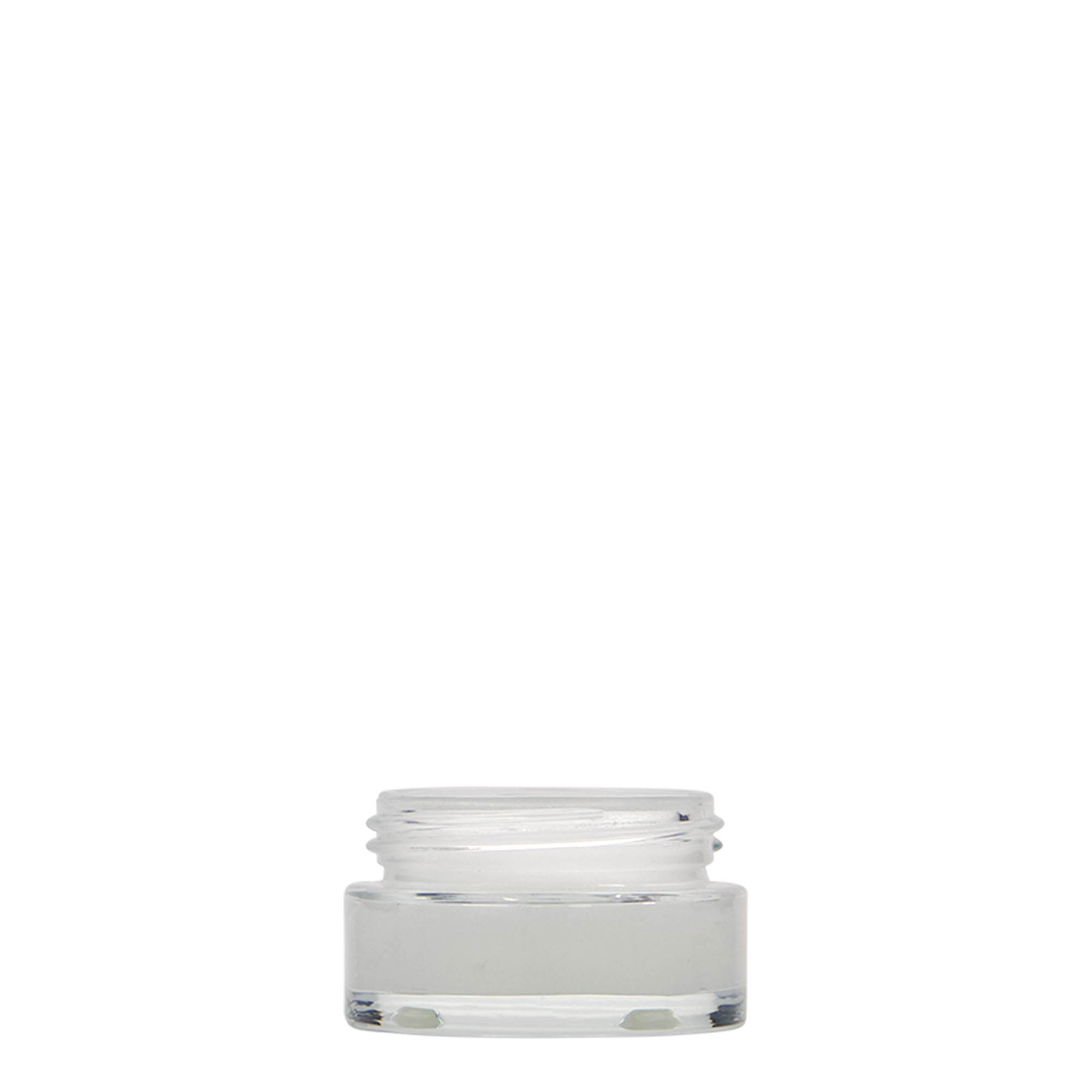 15 ml kosmeetikapurk 'Clear Edition', klaas, sulgur: keeratav kaas