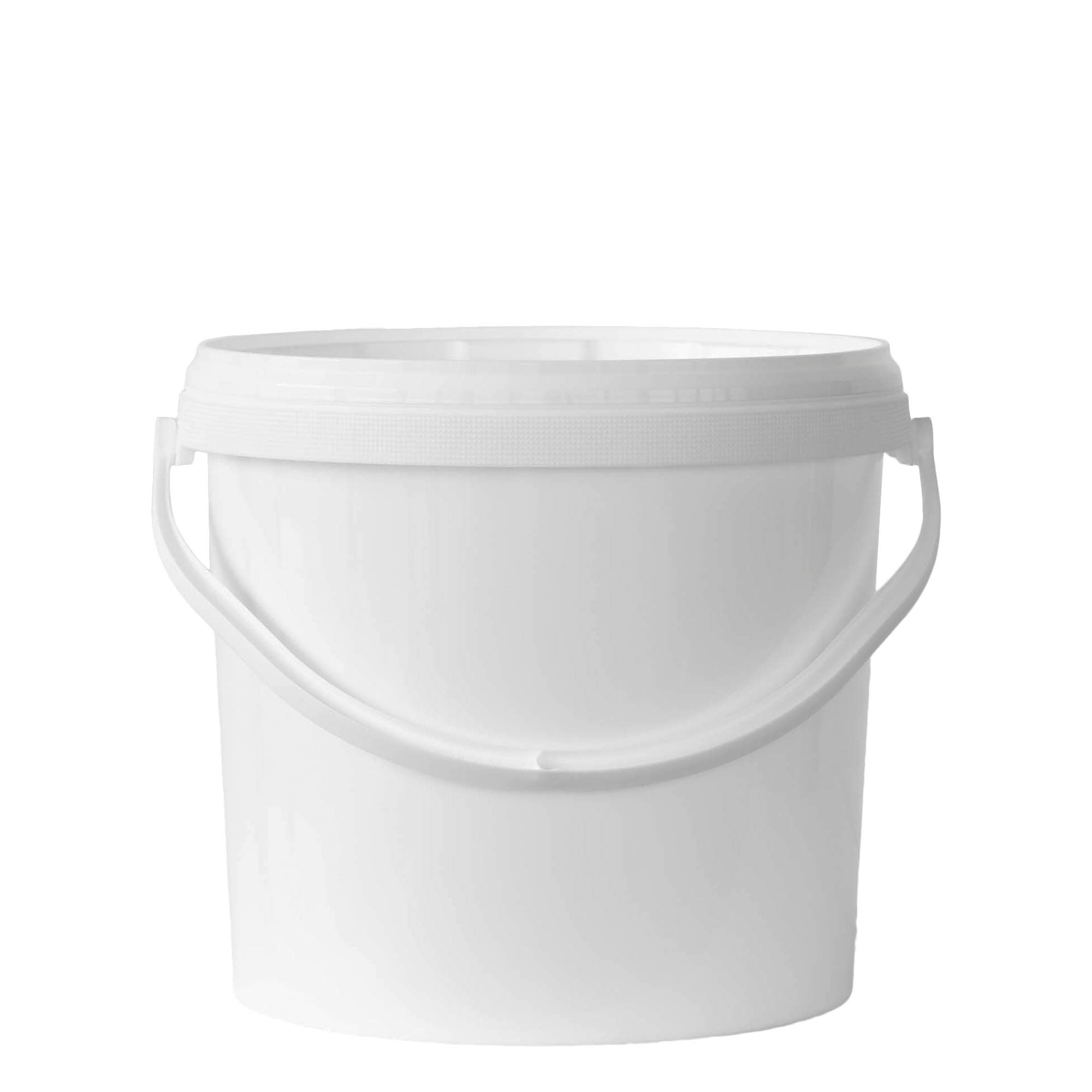 12,5 l ämber, PP-plast, valge