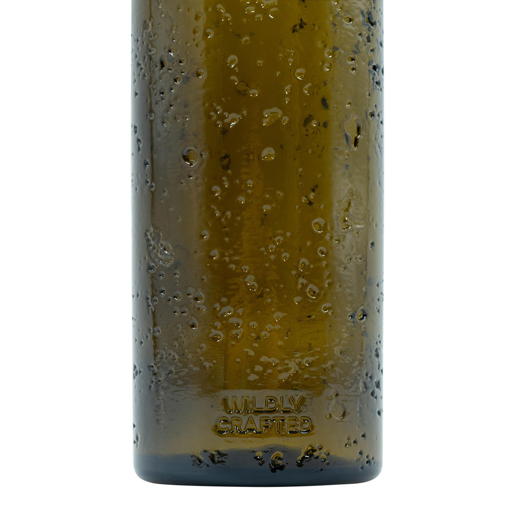 500 ml metsikult valmistatud klaaspudel „Bobber Jr“, pruun, avale: kork