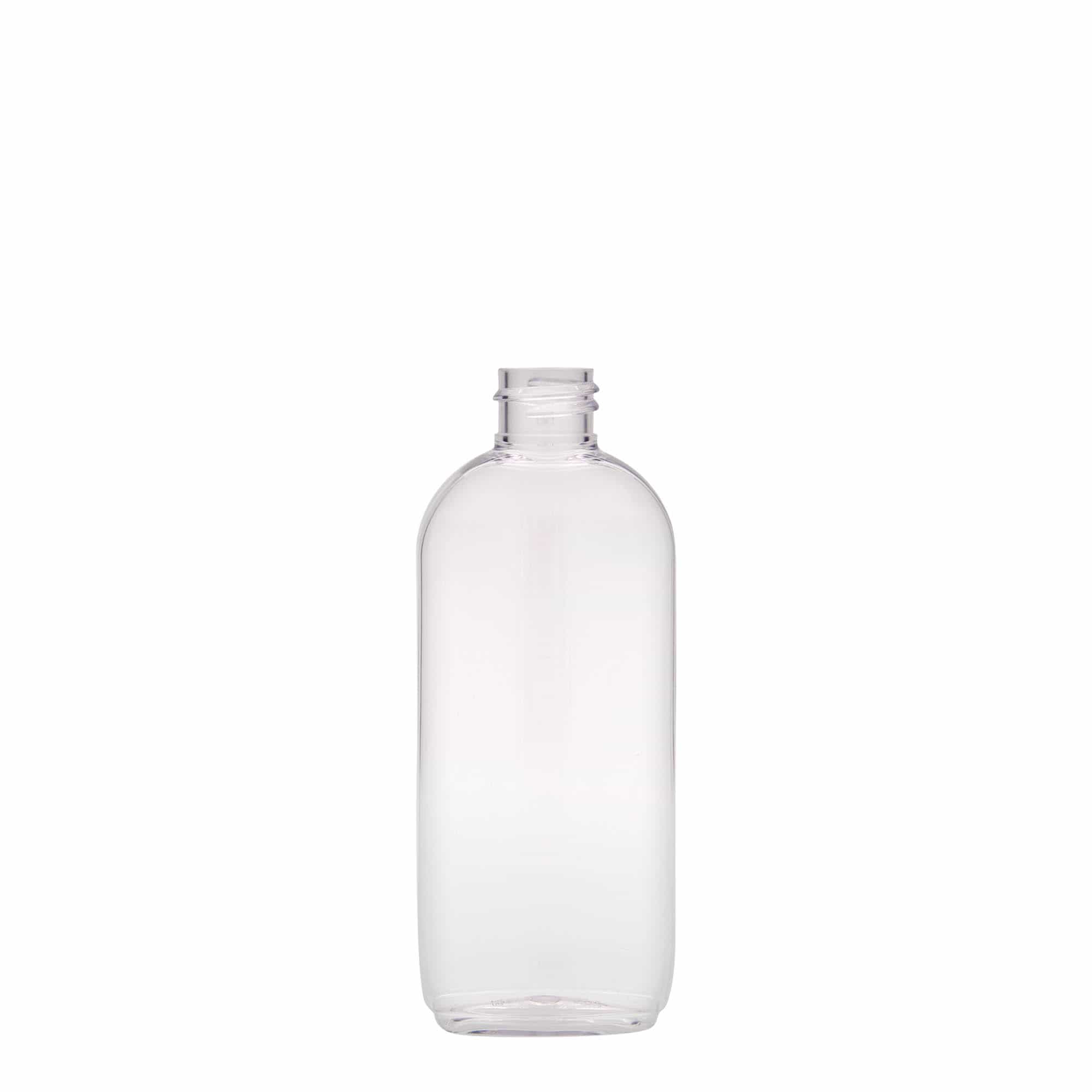 100 ml PET-pudel 'Iris', ovaalne, plastik, kael: 20/410