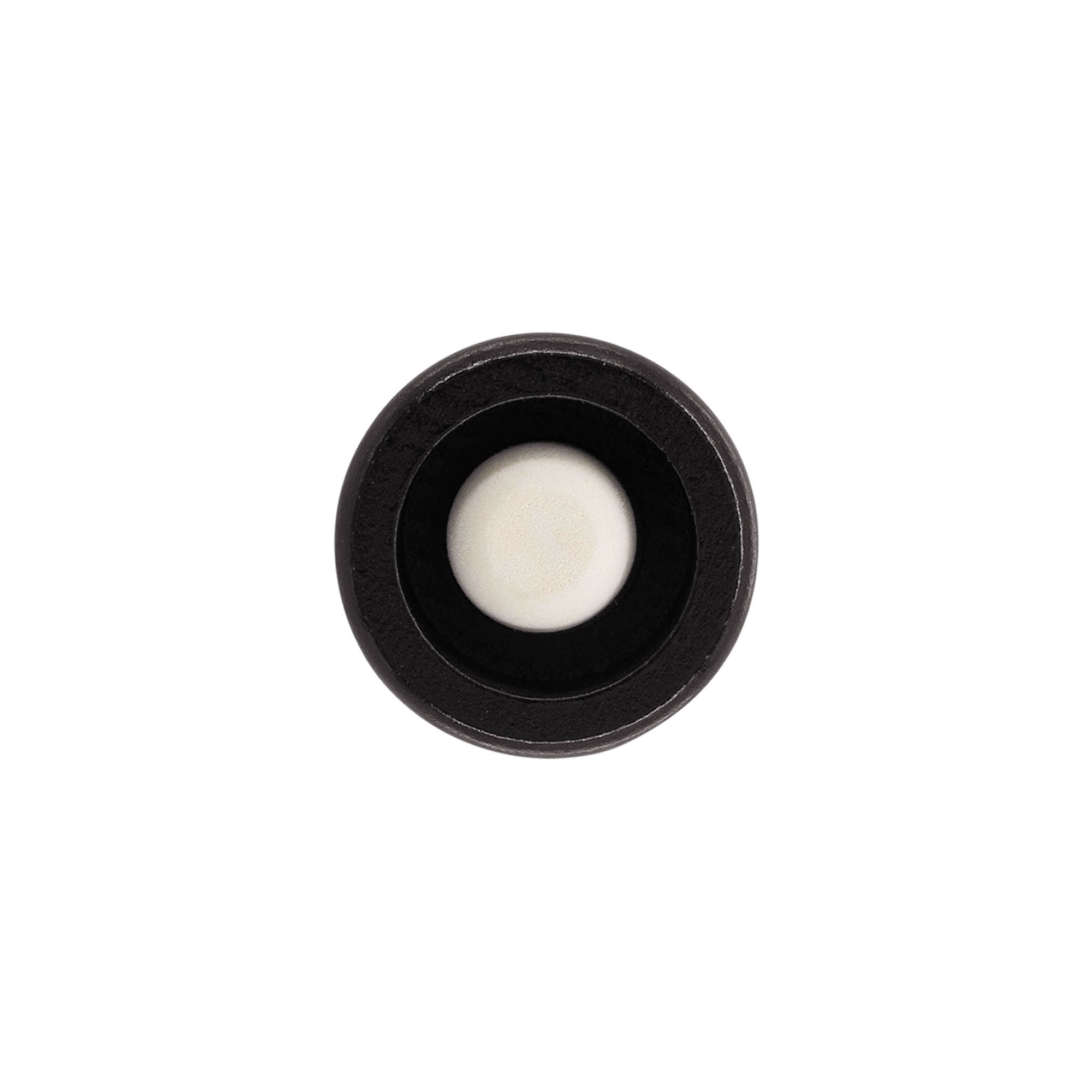 Käepideme kork 19 mm "Melon", puit/PE, must, suuava jaoks: kork