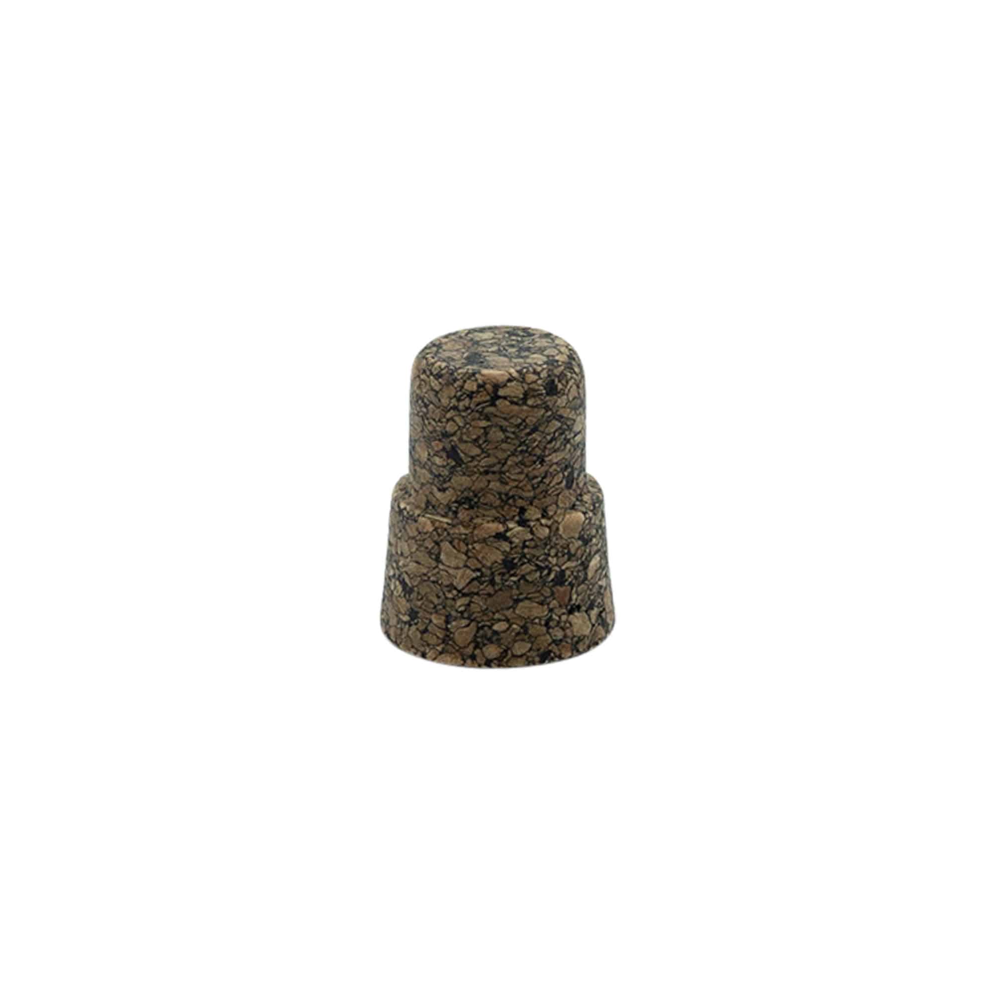 Käepideme kork 'Cornice' 18,2 mm, Corkcoal, suu jaoks: kork