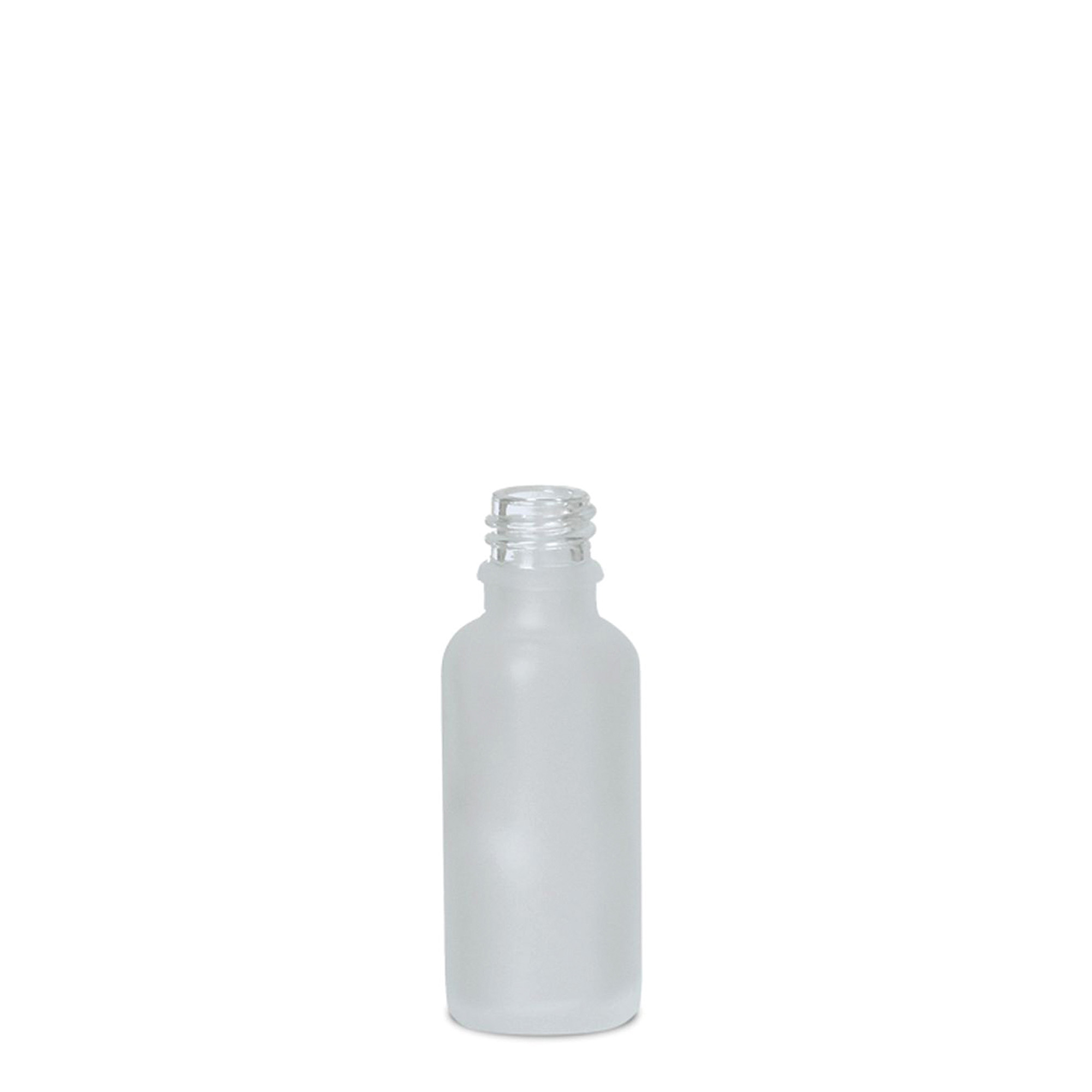 30 ml meditsiinitilk, klaas, jäätunud, suu: DIN 18 30 ml meditsiinitilk, klaas, jäätunud, suu: DIN 18