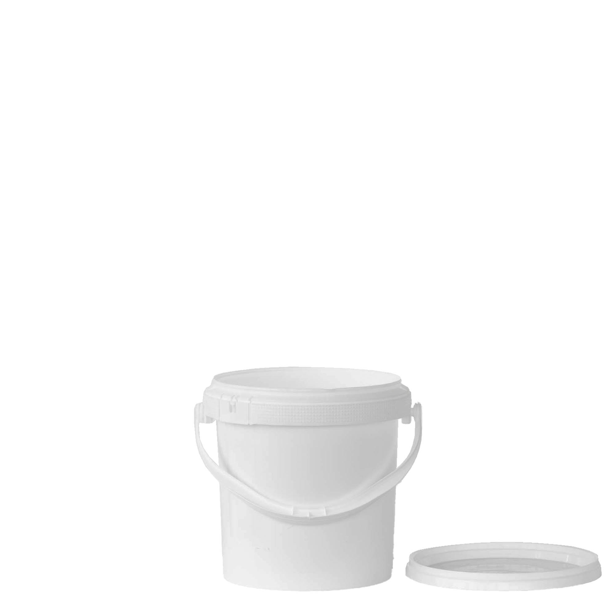 1 l ämber, PP-plast, valge 1 l ämber, PP-plast, valge