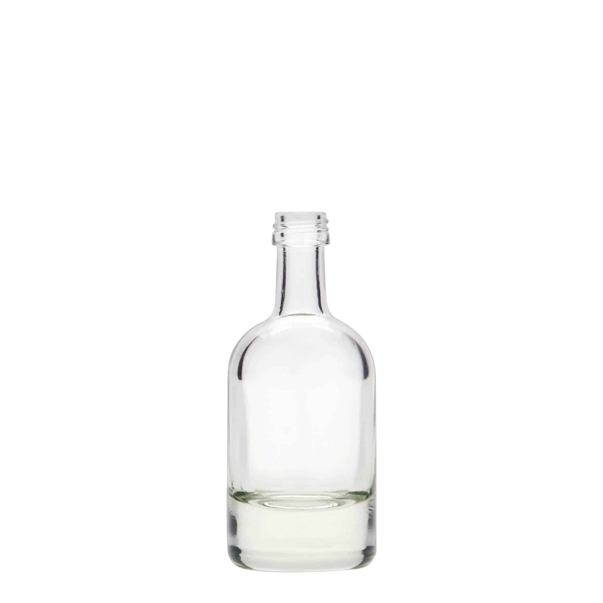 50 ml klaaspudel 'Linea Uno', sulgur: PP 18 50 ml klaaspudel 'Linea Uno', sulgur: PP 18
