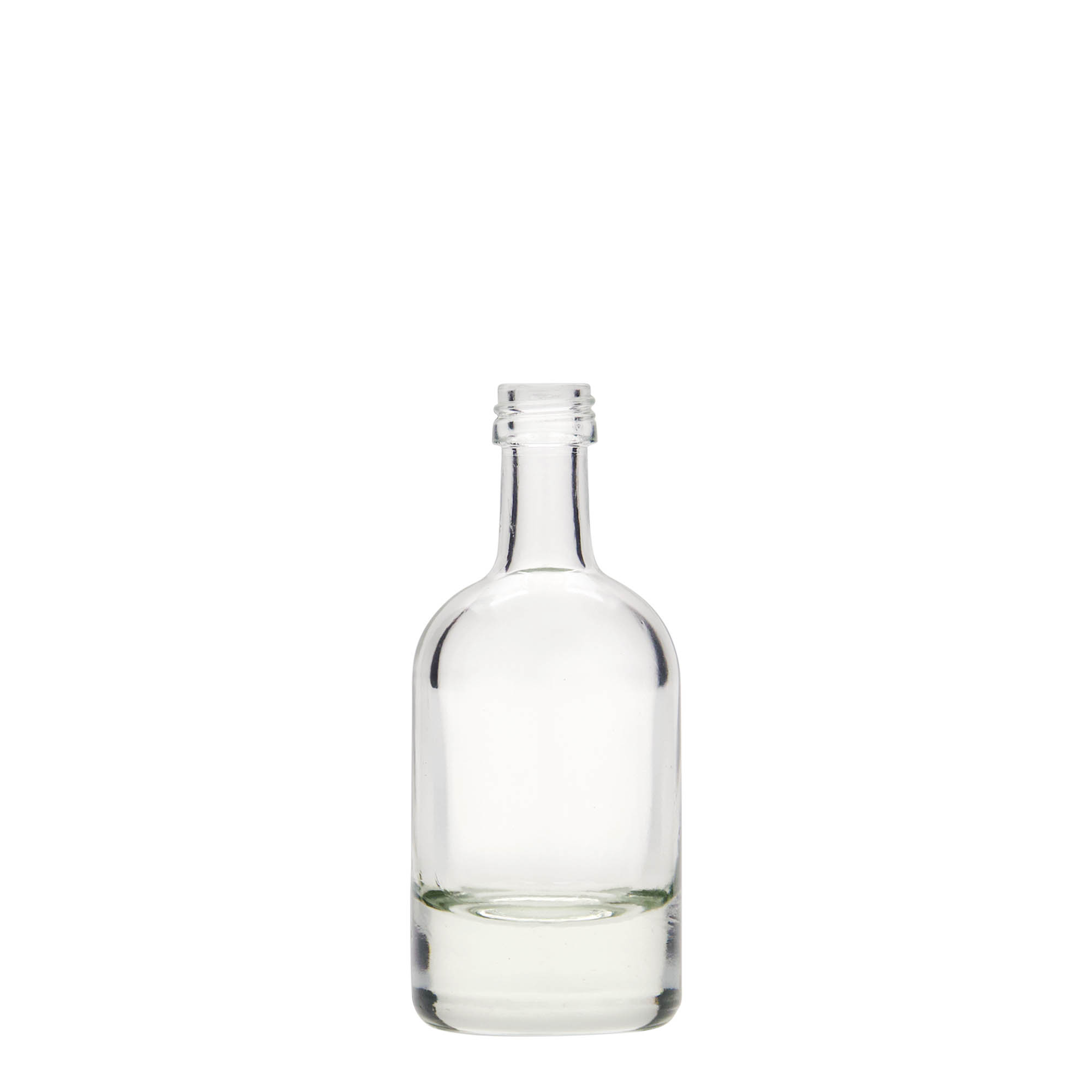 50 ml klaaspudel 'Linea Uno', suuava: PP 18 50 ml klaaspudel 'Linea Uno', suuava: PP 18