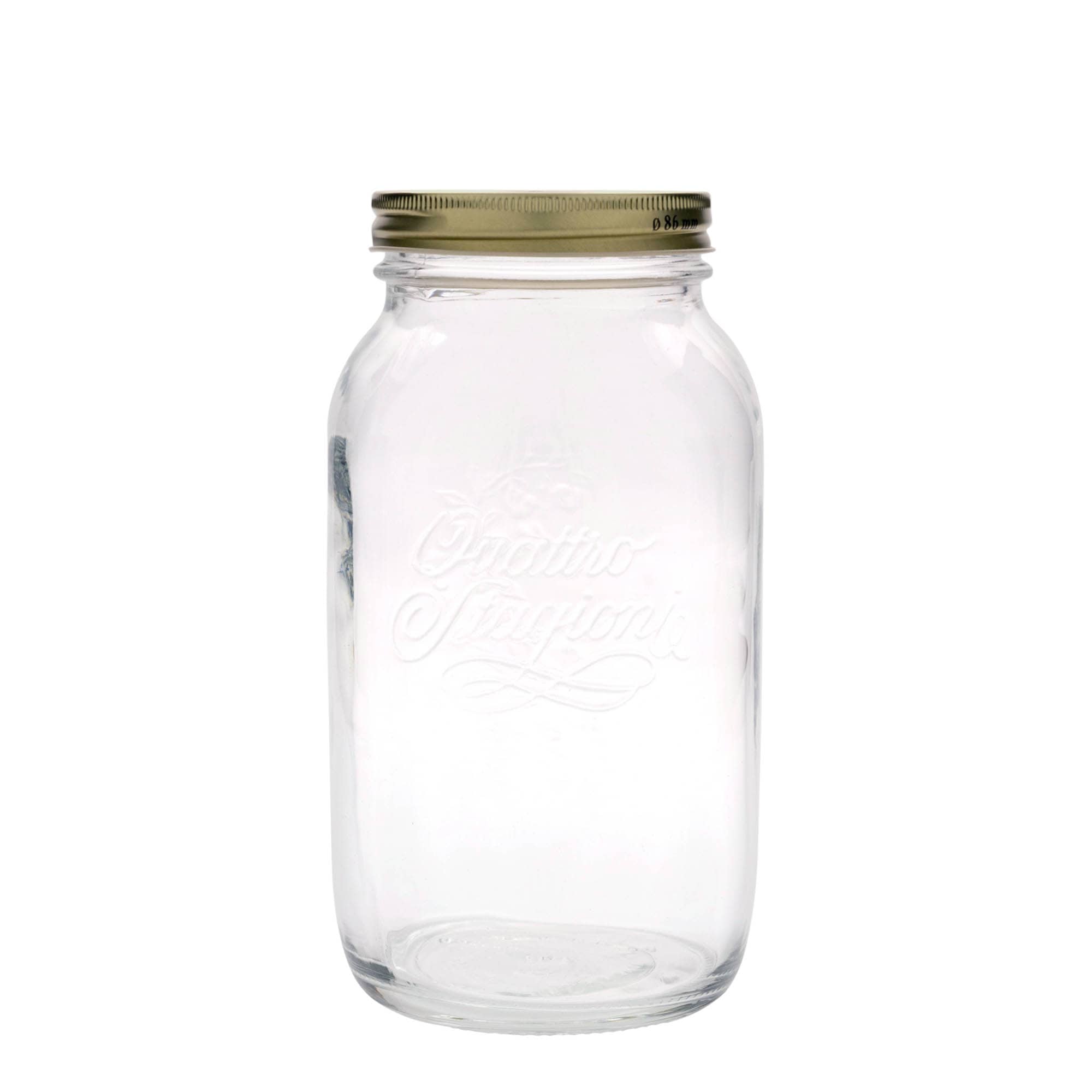 1.500 ml klaas „Quattro Stagioni“, avale: keeratava kattega
