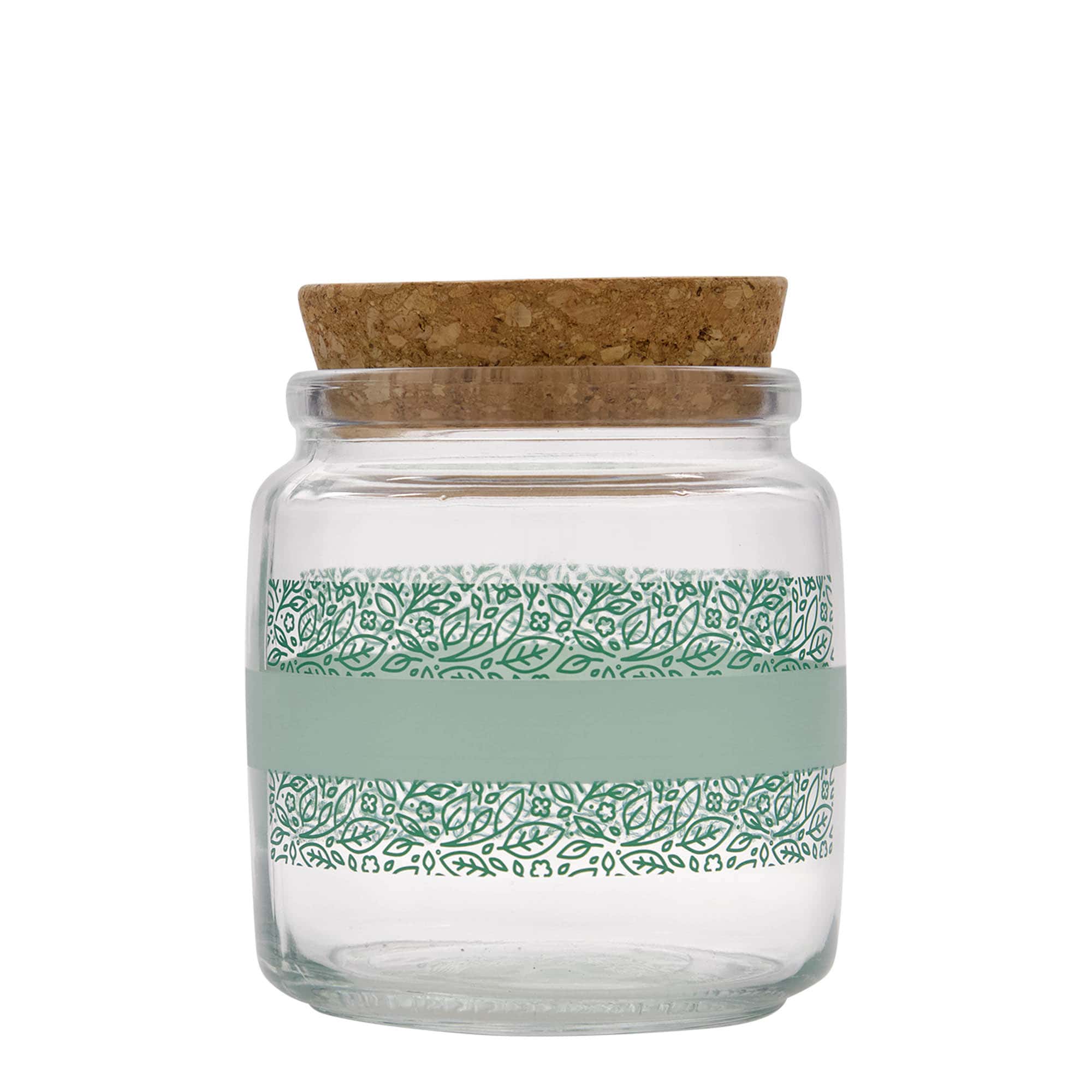 750 ml korkklaas 'Giara', motiiv: Naturalmente verde, suu: kork