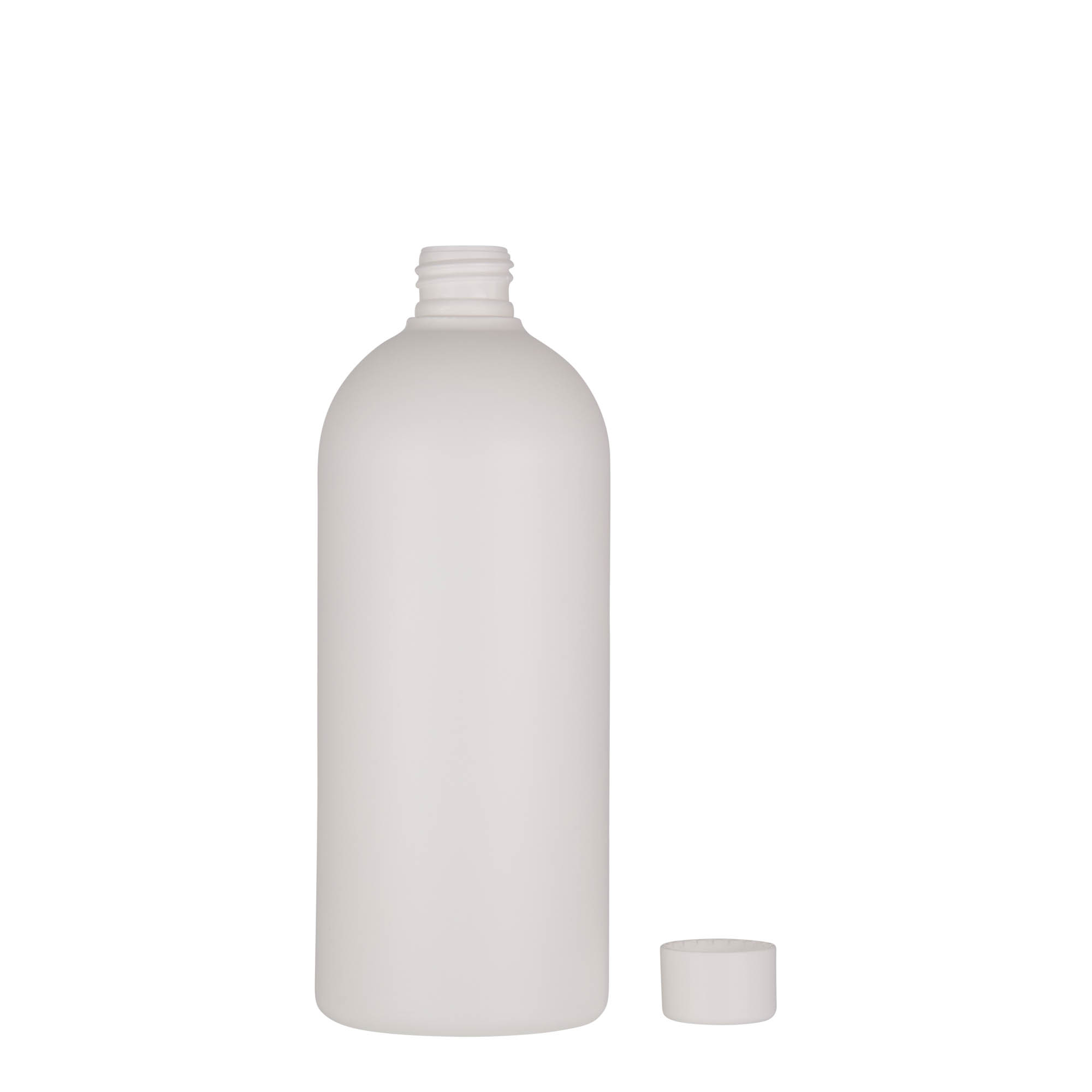 500 ml plastpudel 'Tuffy', HDPE, valge, ava: 24/410 500 ml plastpudel 'Tuffy', HDPE, valge, ava: 24/410