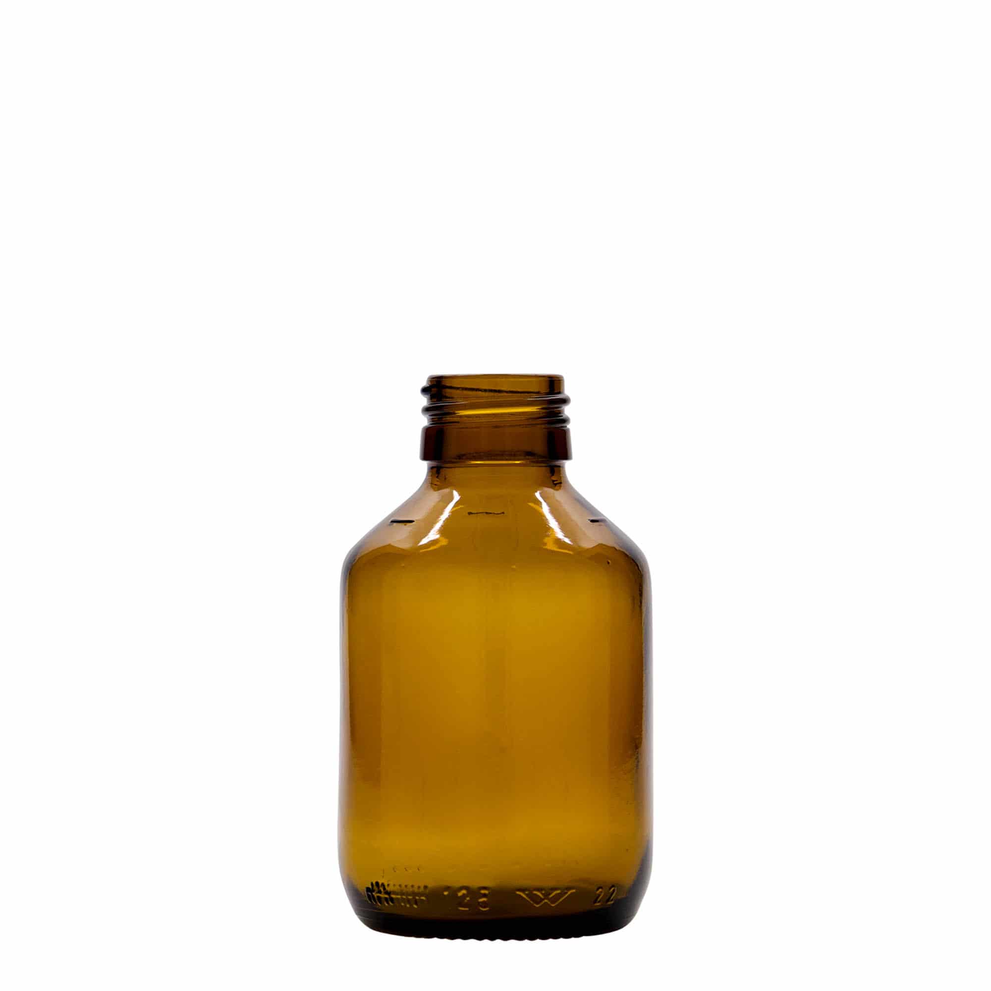 125 ml rohupudel, pruun, klaas, sulgur: PP 28 125 ml rohupudel, pruun, klaas, sulgur: PP 28