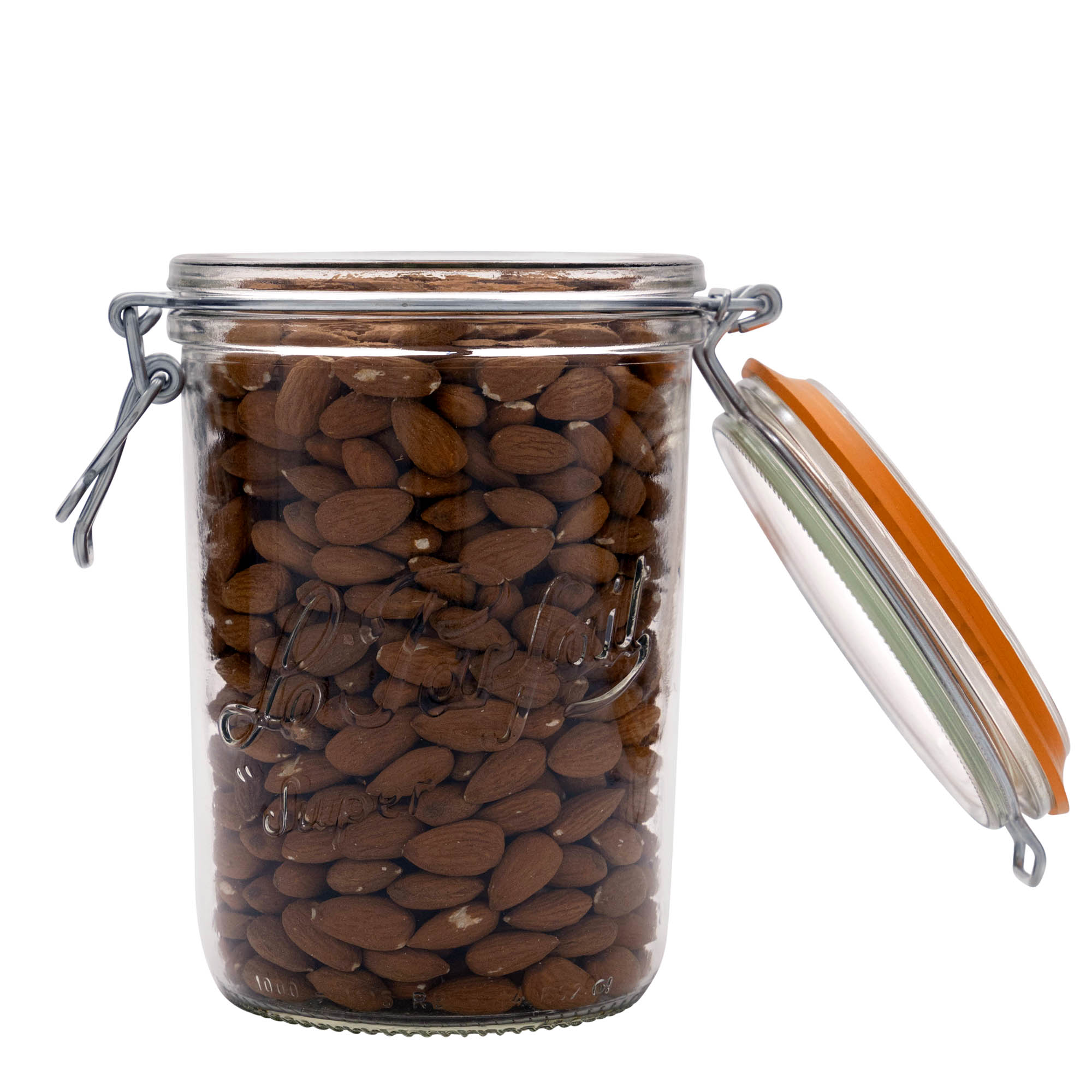 1000 ml traatkaanega purk 'Le Parfait Super Terrine', sulgur: traatkaas