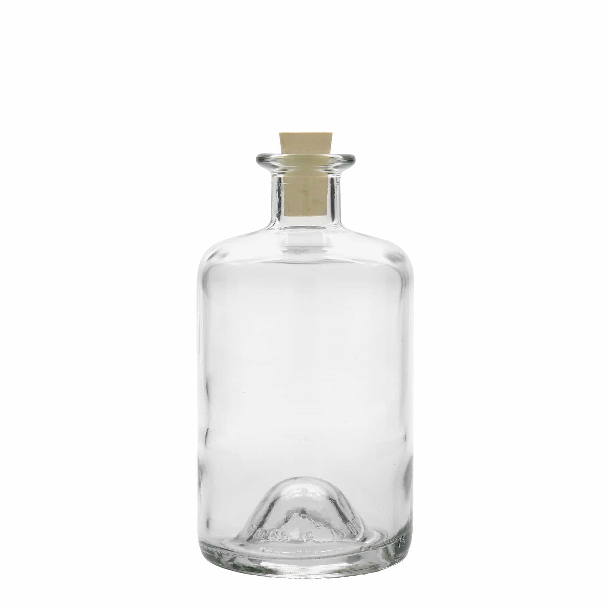 500 ml apteegipudeliklaas, avale: kork