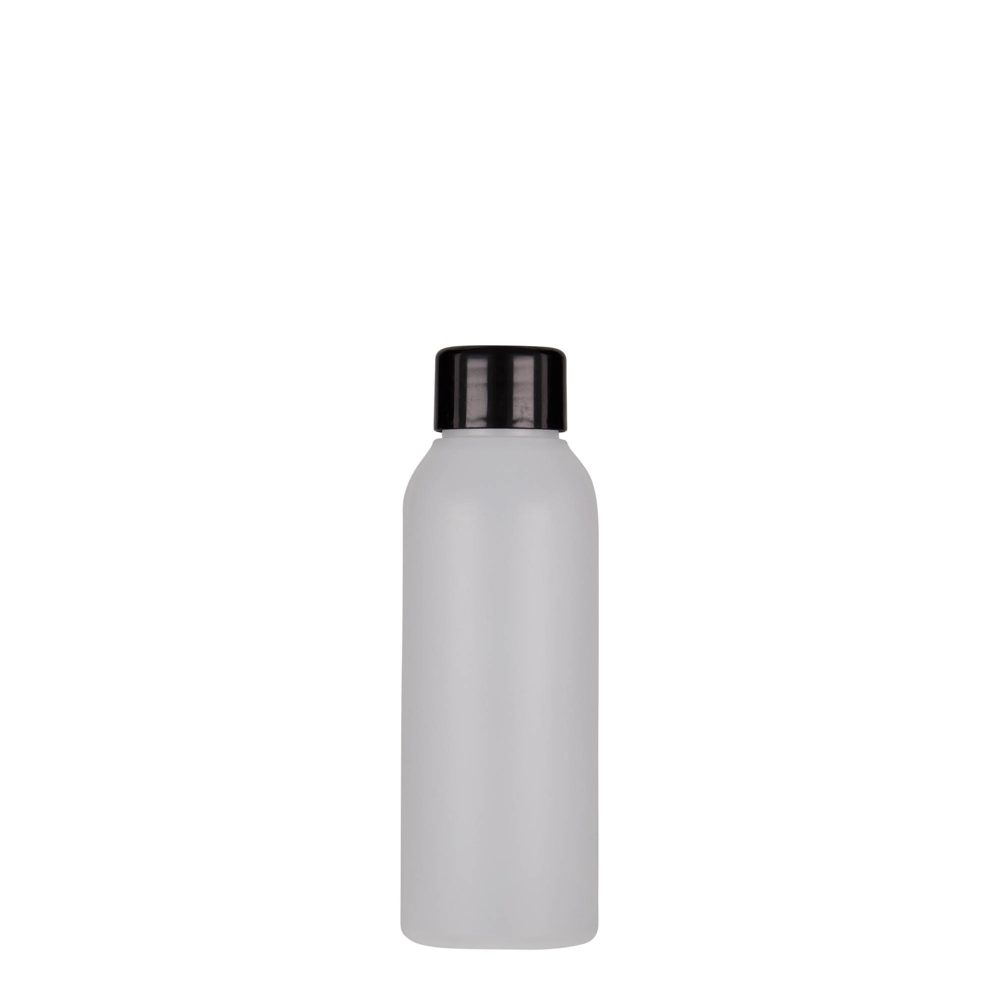 100 ml plastpudel 'Tuffy', HDPE, naturaalne, suuava: 24/410