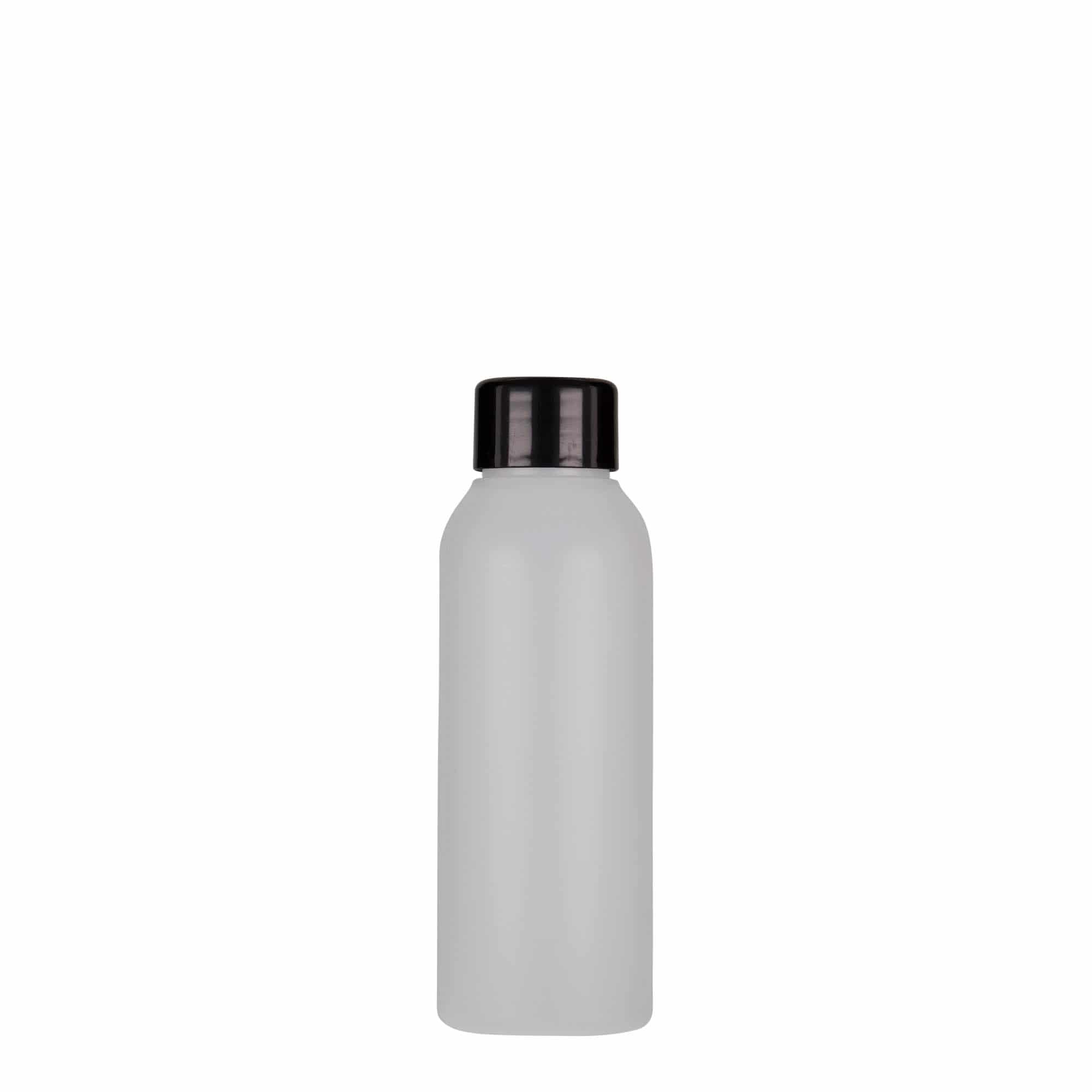100 ml plastpudel 'Tuffy', HDPE, naturaalne, suuava: 24/410