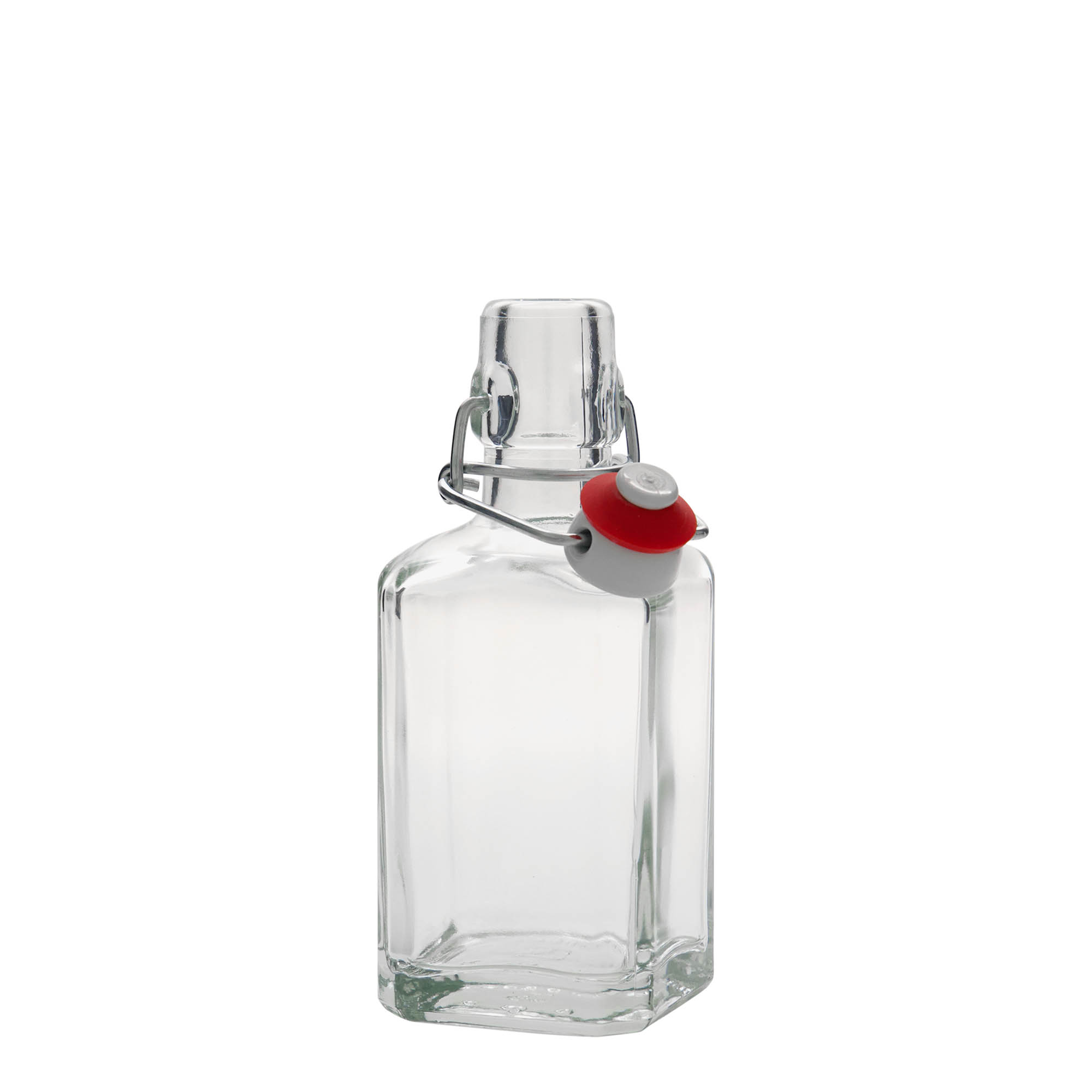 250 ml klaaspudel 'Rialto', ruudukujuline, suuava: klambrikork