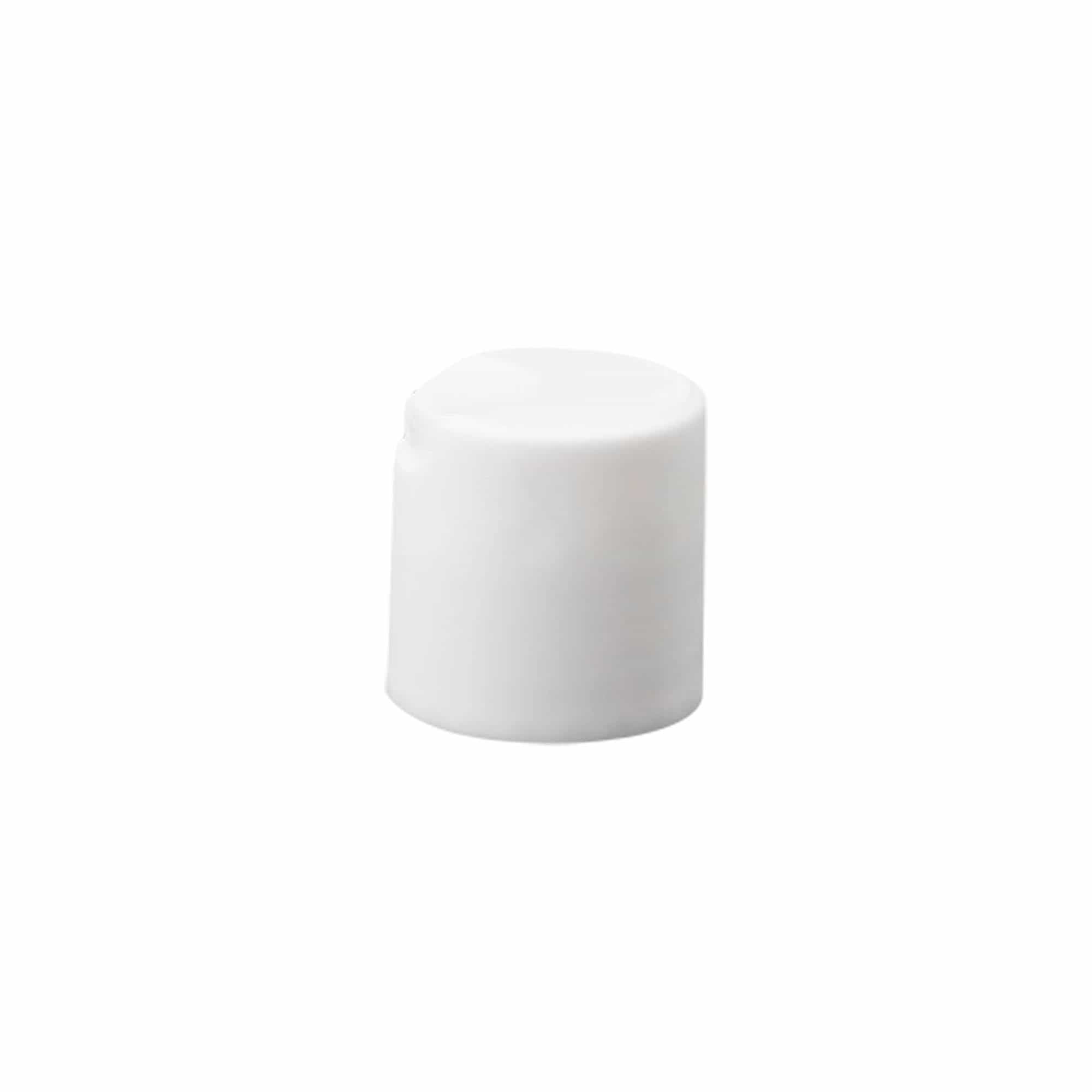 Kruvikork Disc Top, PP-plastik, valge, avausele: 24/410