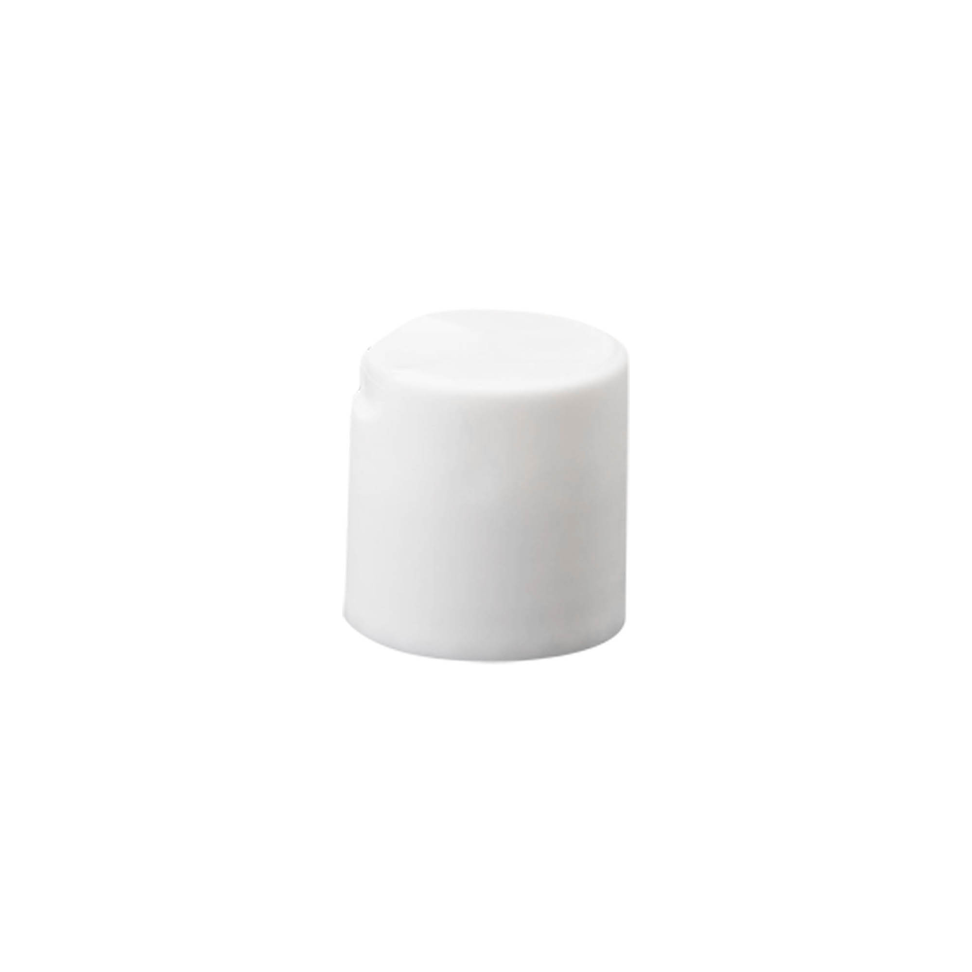 Kruvikork Disc Top, PP-plastik, valge, sobib avale: 24/410