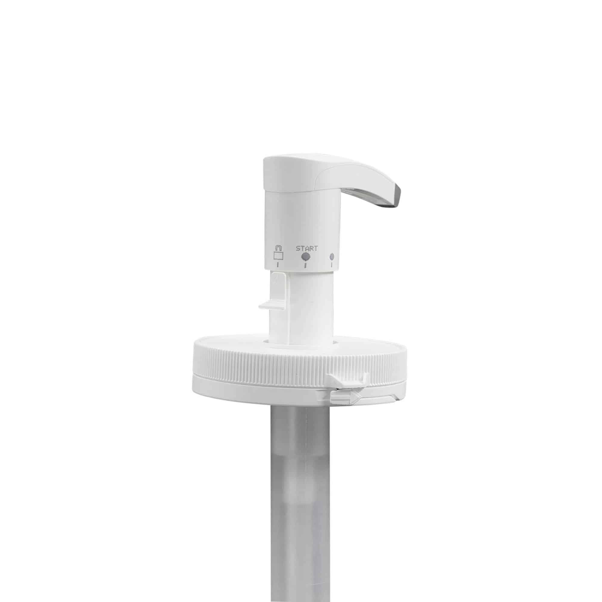 Doseerimispump 655 ml „Securibox“ jaoks, PE-plast, valge, sobib avale: kruvikork
