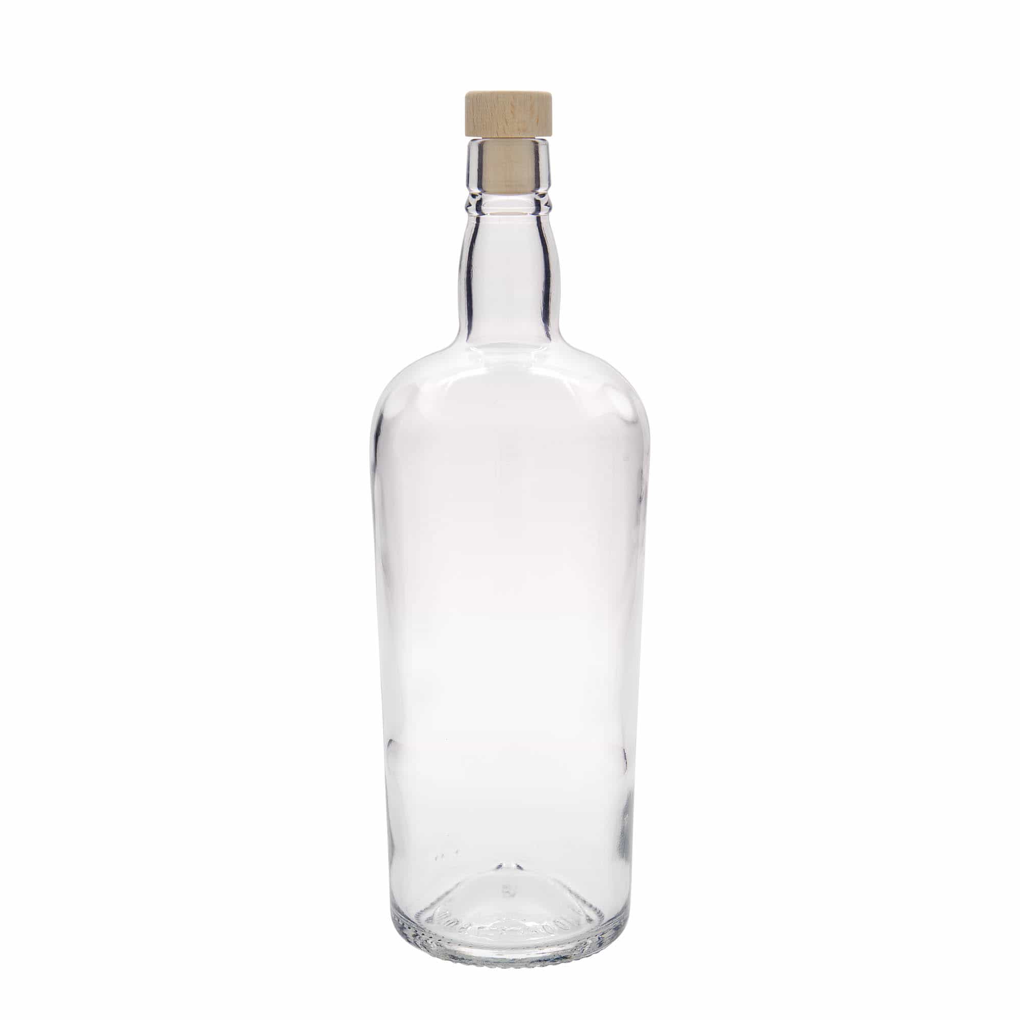 1000 ml klaaspudel 'Edinburgh', sulgur: kork