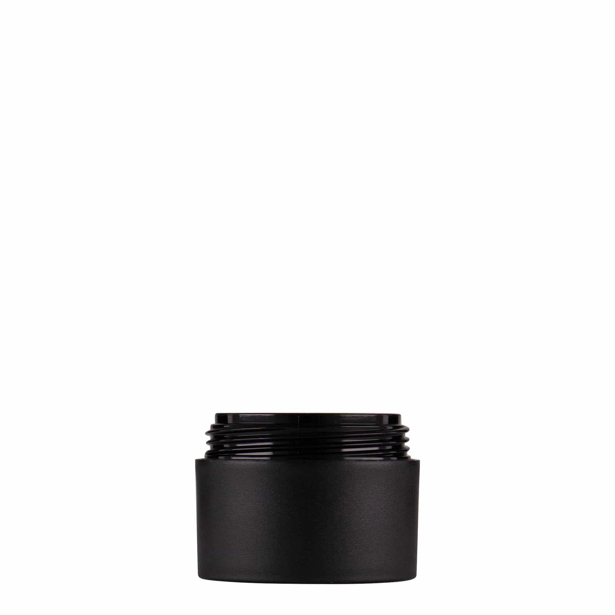 15 ml plastikkarp „Antonella“, PP, must, avale: keeratava korgiga