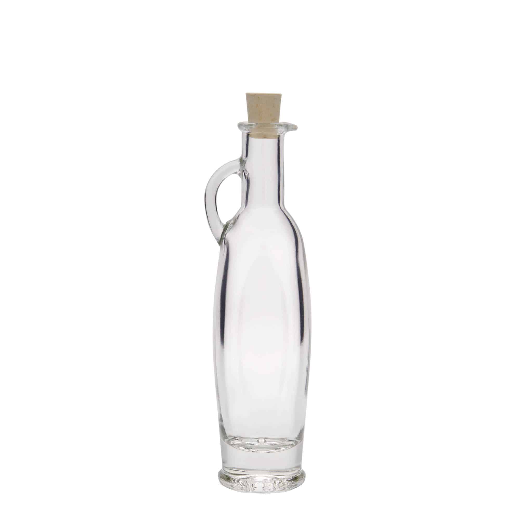 100 ml klaaspudel 'Eleganta', ovaalne, sulgur: kork