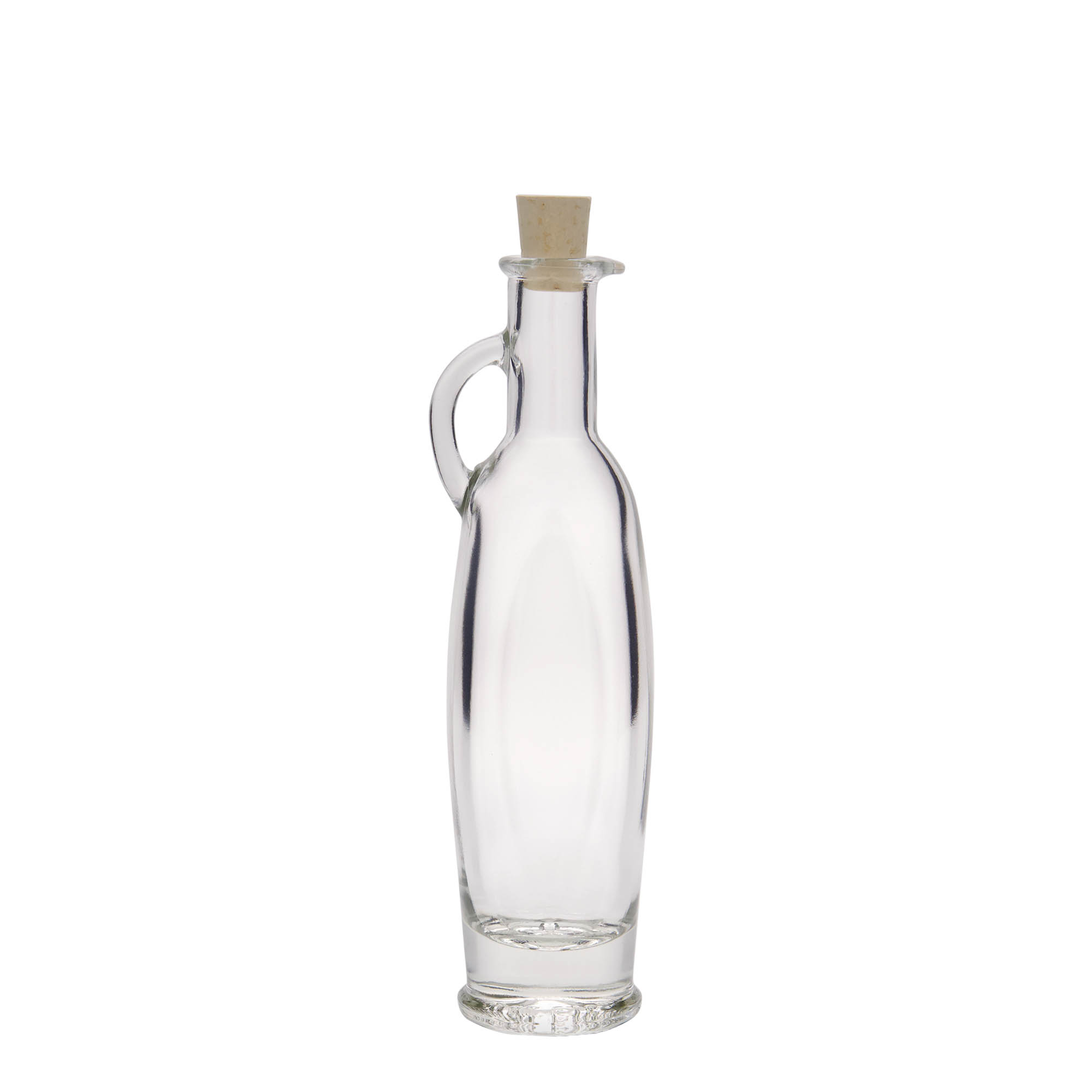 100 ml klaaspudel 'Eleganta', ovaalne, suuava: kork