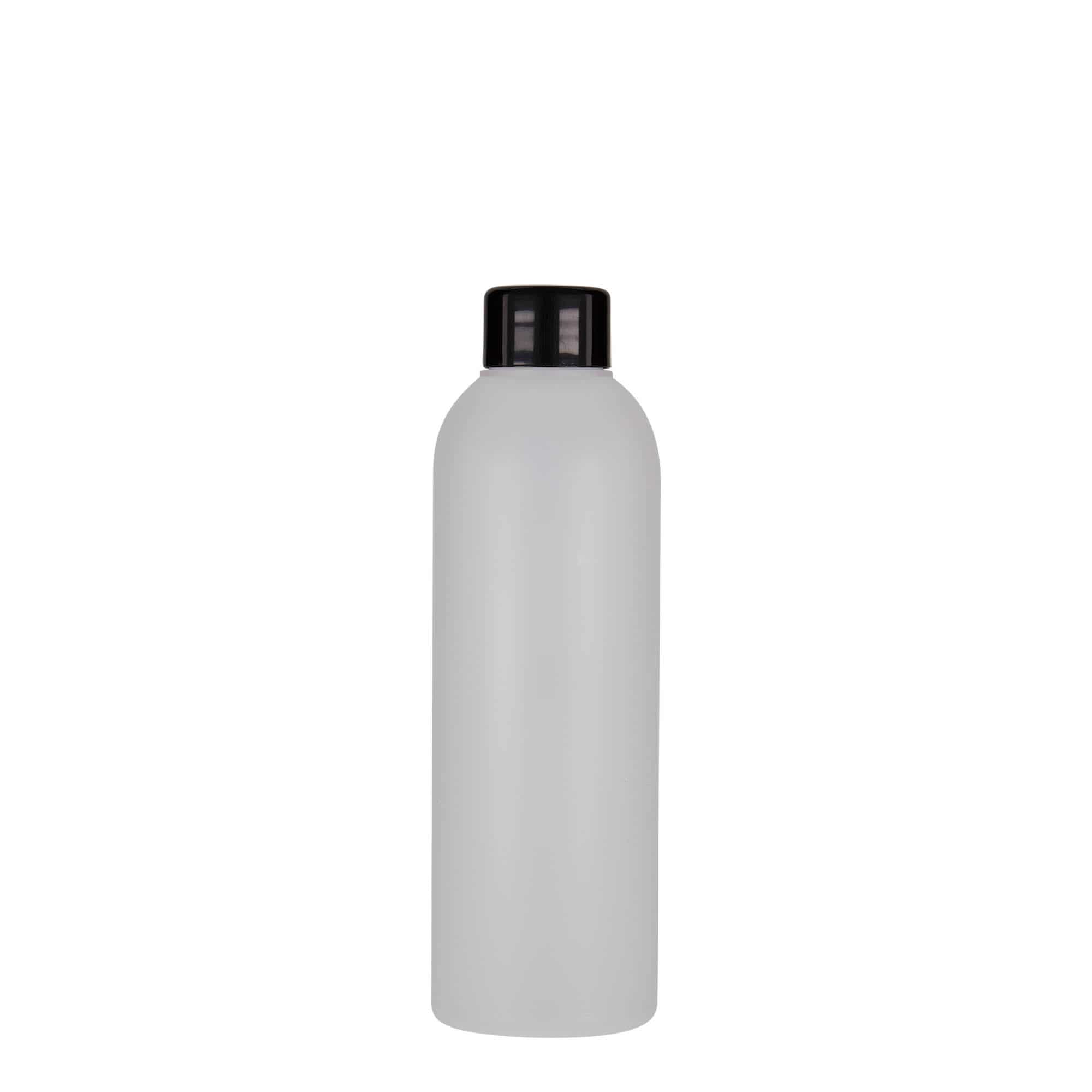 200 ml plastpudel 'Tuffy', HDPE, loomulik värv, sulgur:  24/410