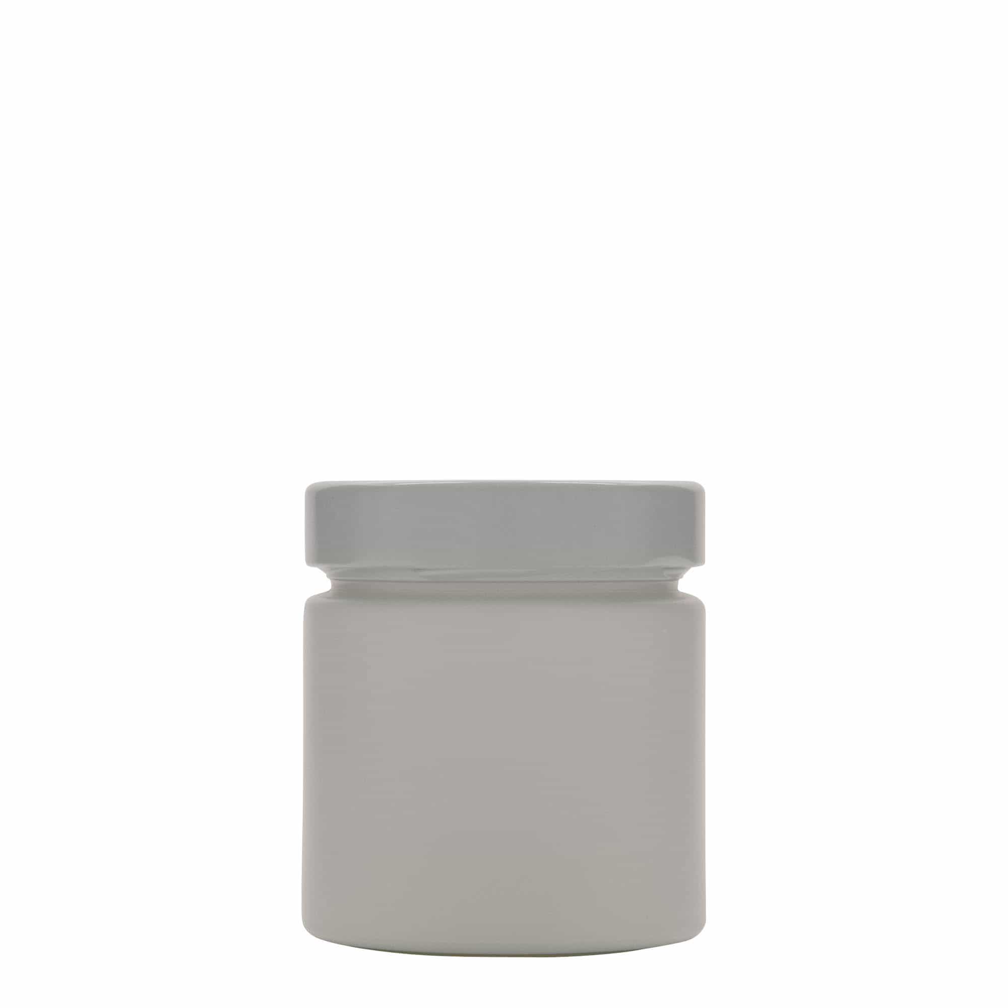 220 ml ümmargune purk 'Aurora', valge, sulgur: deep-twist-off (DTO 66)