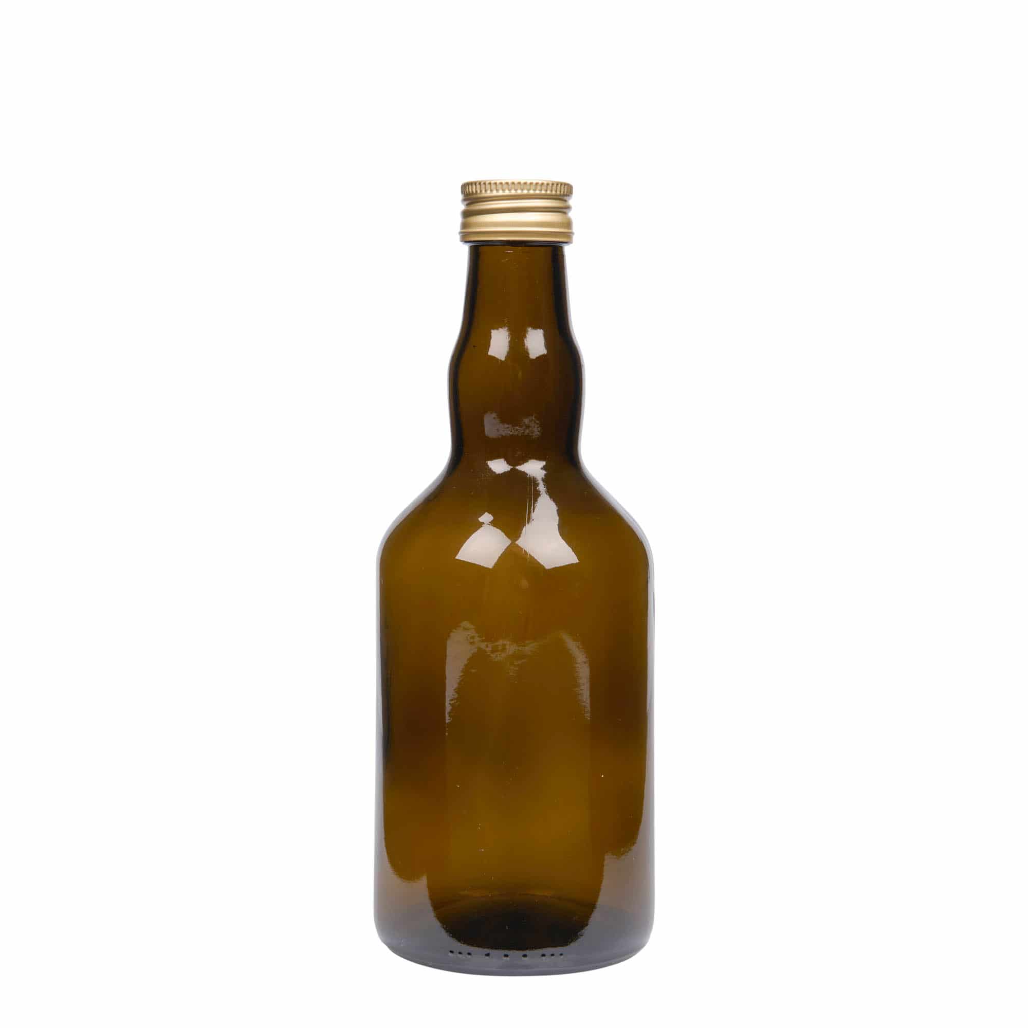 500 ml klaaspudel 'Olona', antiikroheline, sulgur: PP 31,5