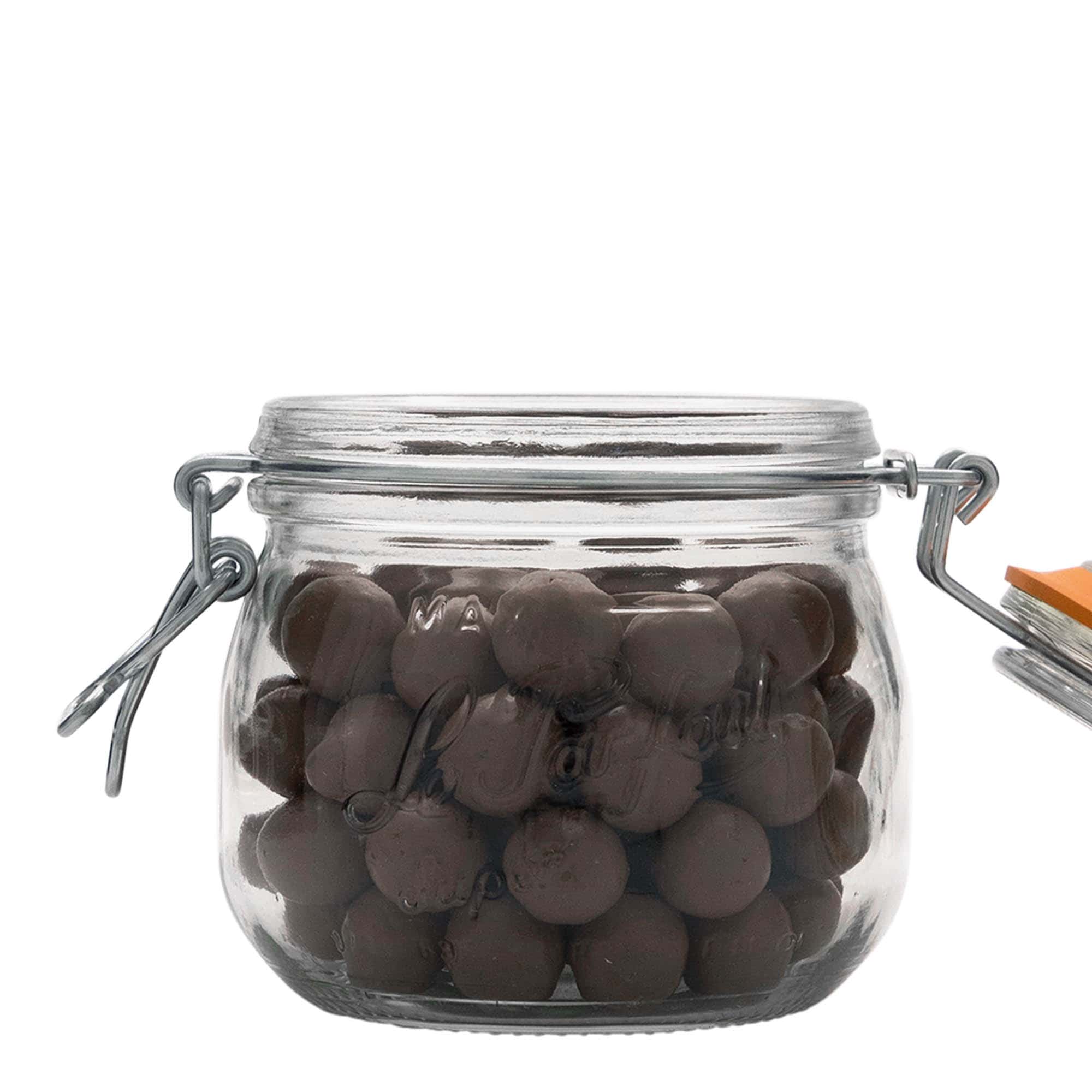 500 ml traadist klambriga purk 'Le Parfait Super Bocal', ava: traadist klambriga sulgur 500 ml traadist klambriga purk 'Le Parfait Super Bocal', ava: traadist klambriga sulgur