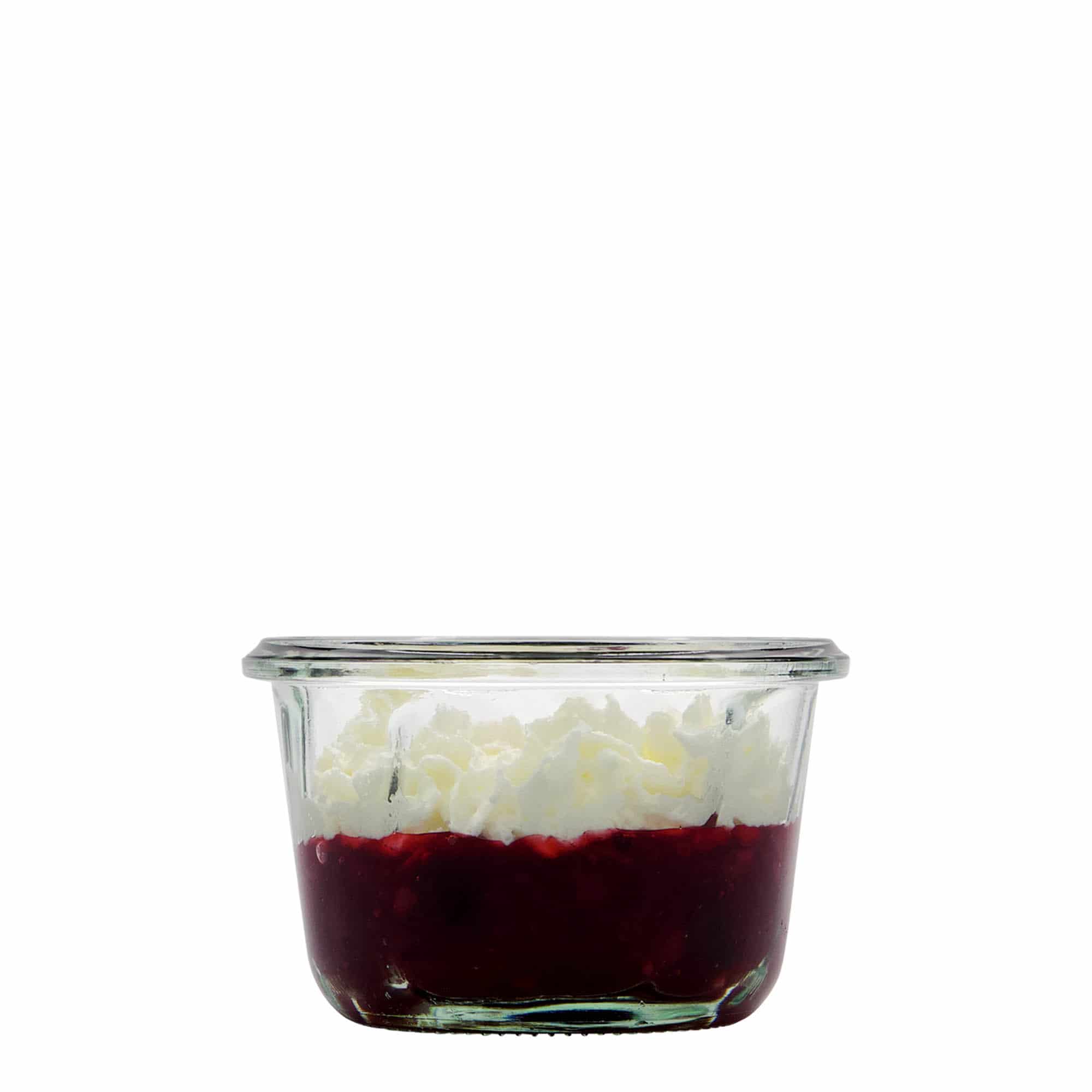 165 ml WECKi baabakauss, sulgur: ümar serv