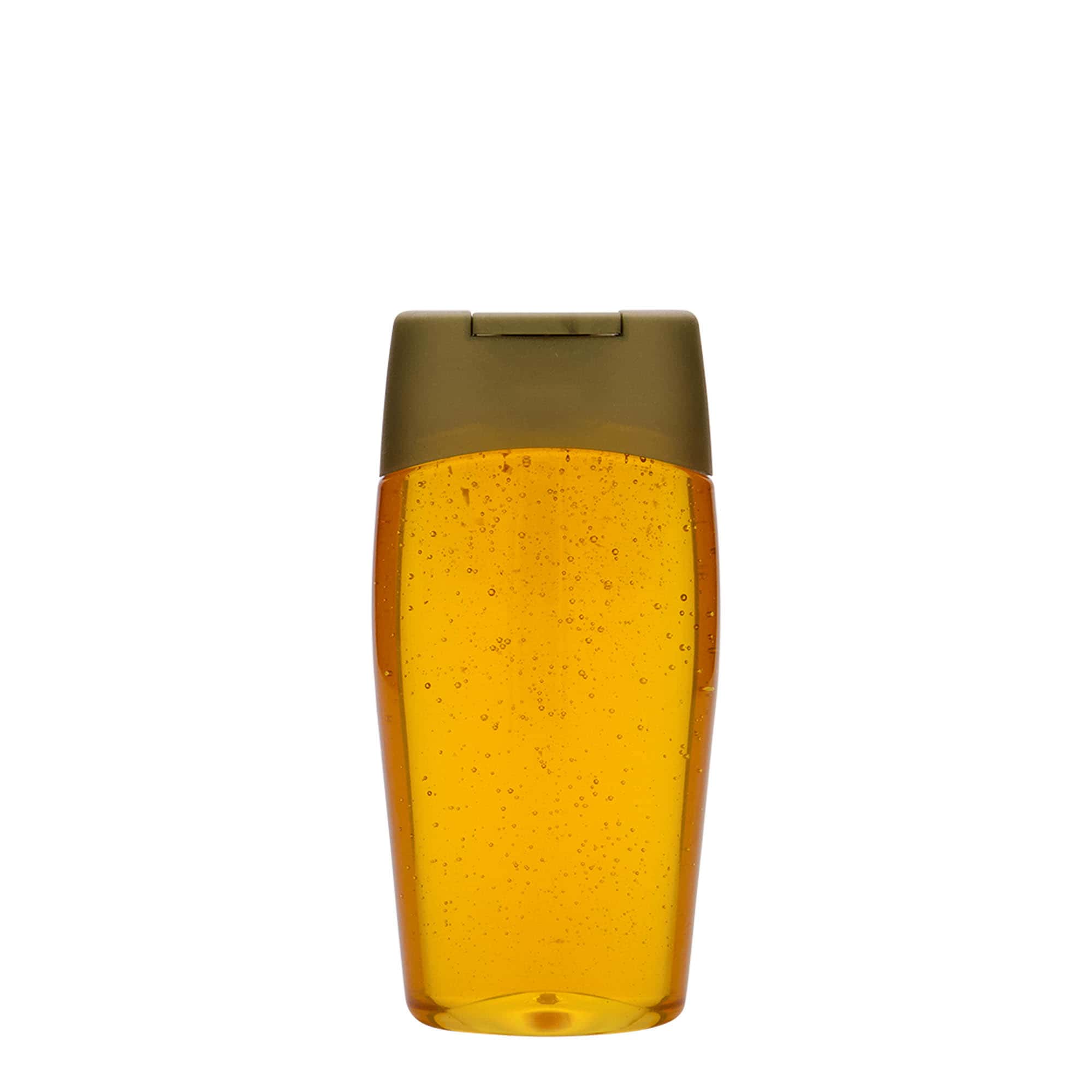 200 ml PET-pudel „Squeeze“, ovaalne, plastikust