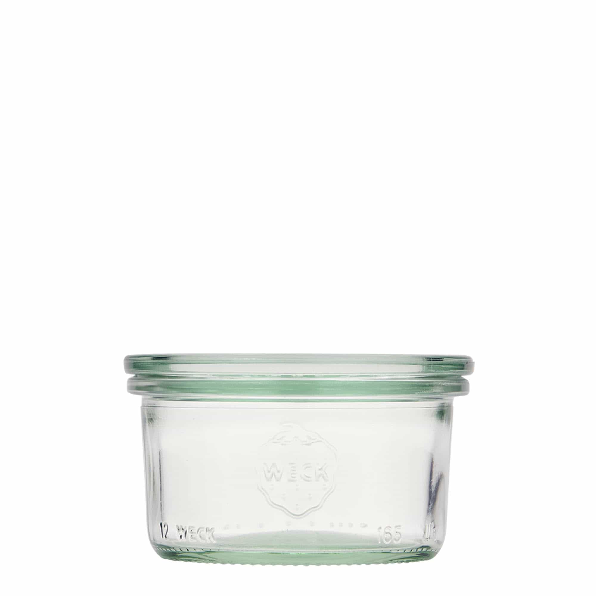 165 ml WECK-purkitops, avale: ümar serv