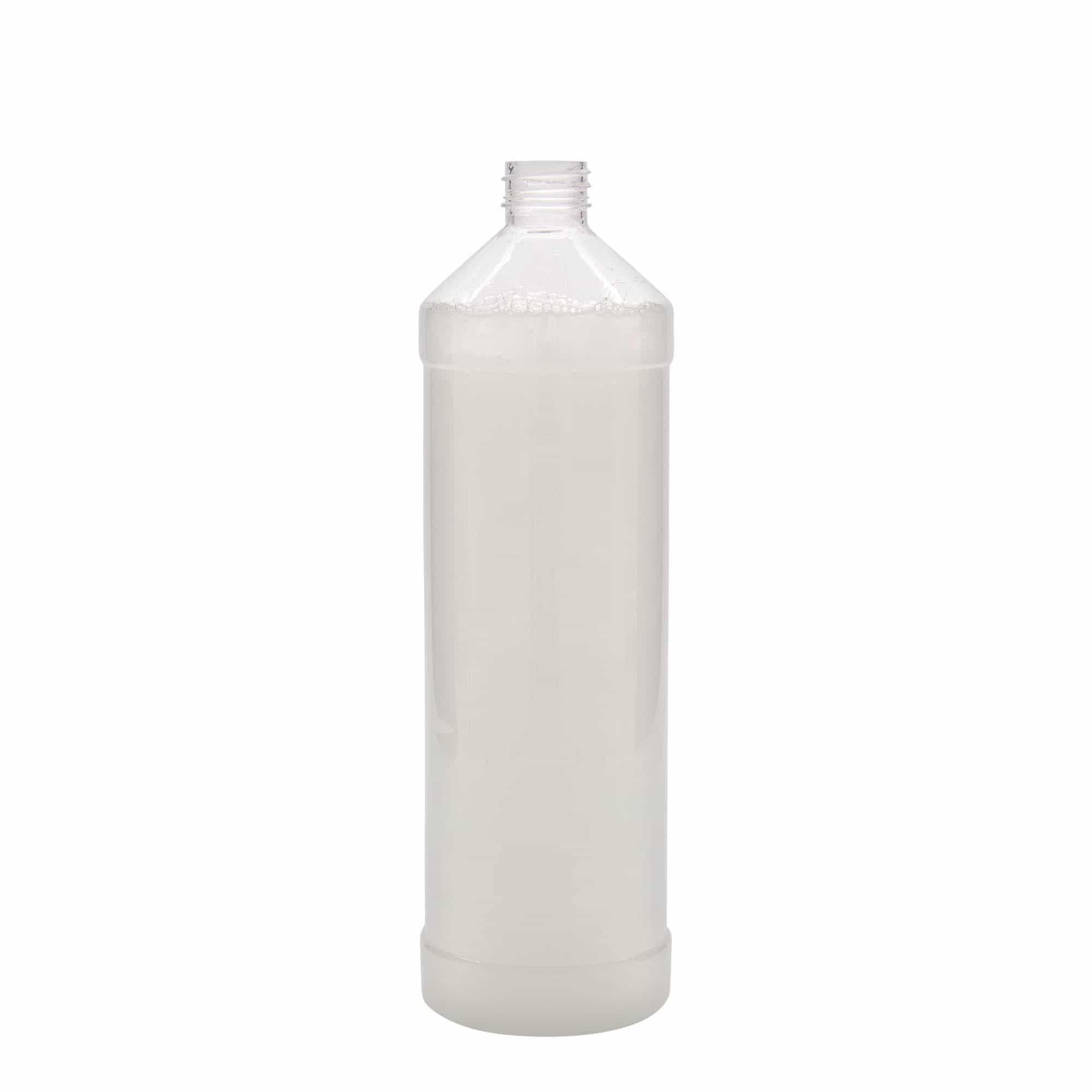 1000 ml PET-pudel 'Everytime', plast, sulgur: GPI 28/410