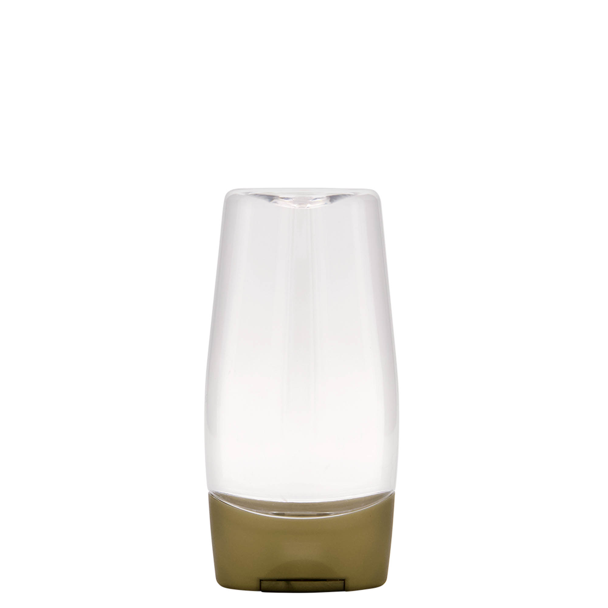 200 ml PET-pudel „Squeeze“, ovaalne, plastikust