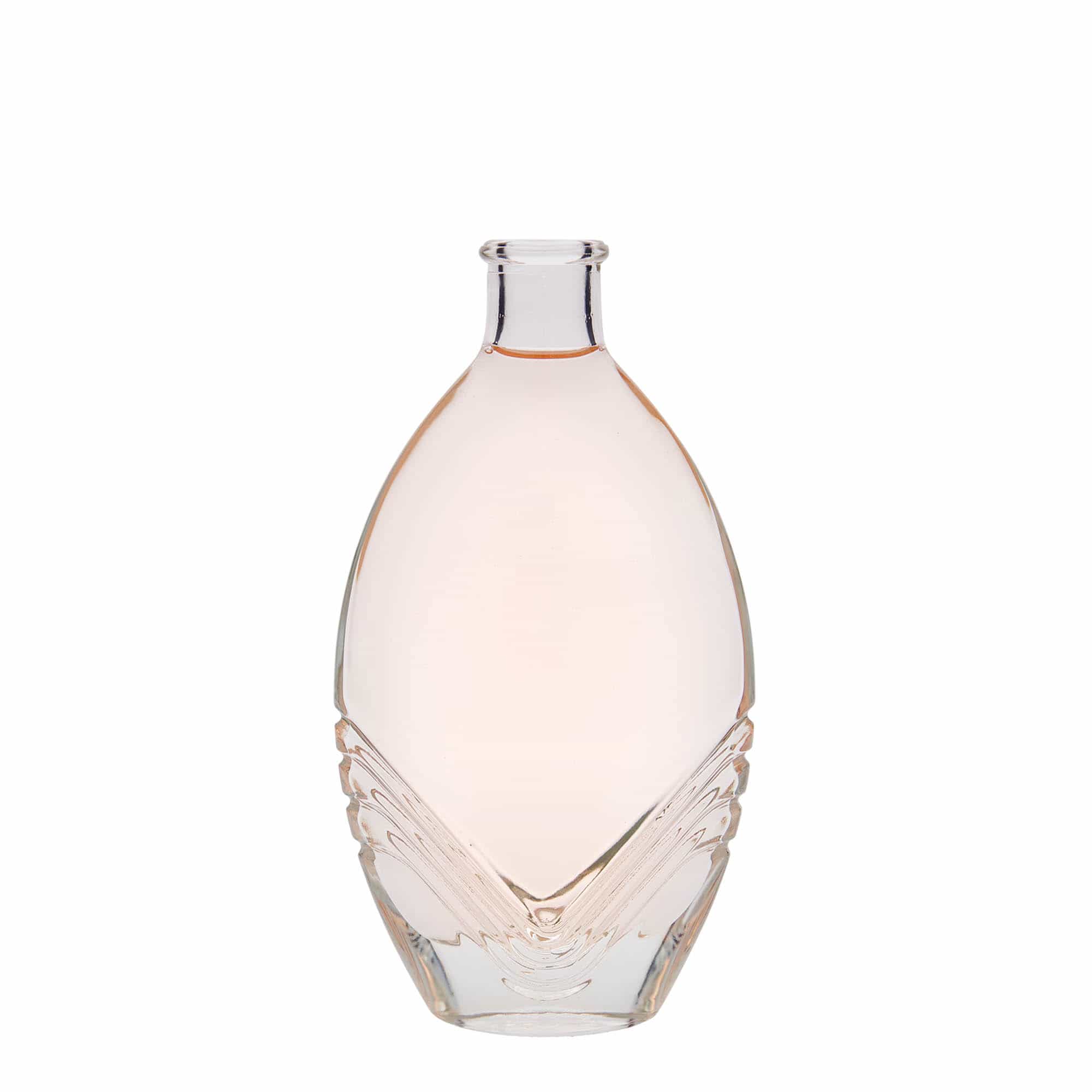 200 ml klaaspudel 'Florenze', ovaalne, sulgur: kork