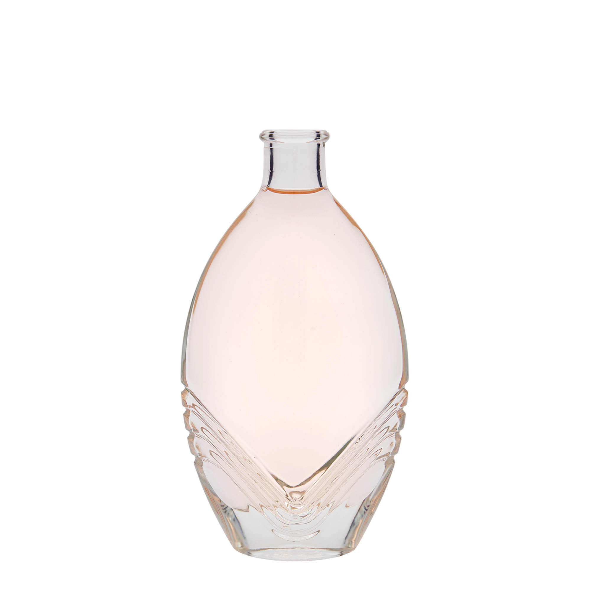 200 ml klaaspudel 'Florenze', ovaalne, sulgur: kork