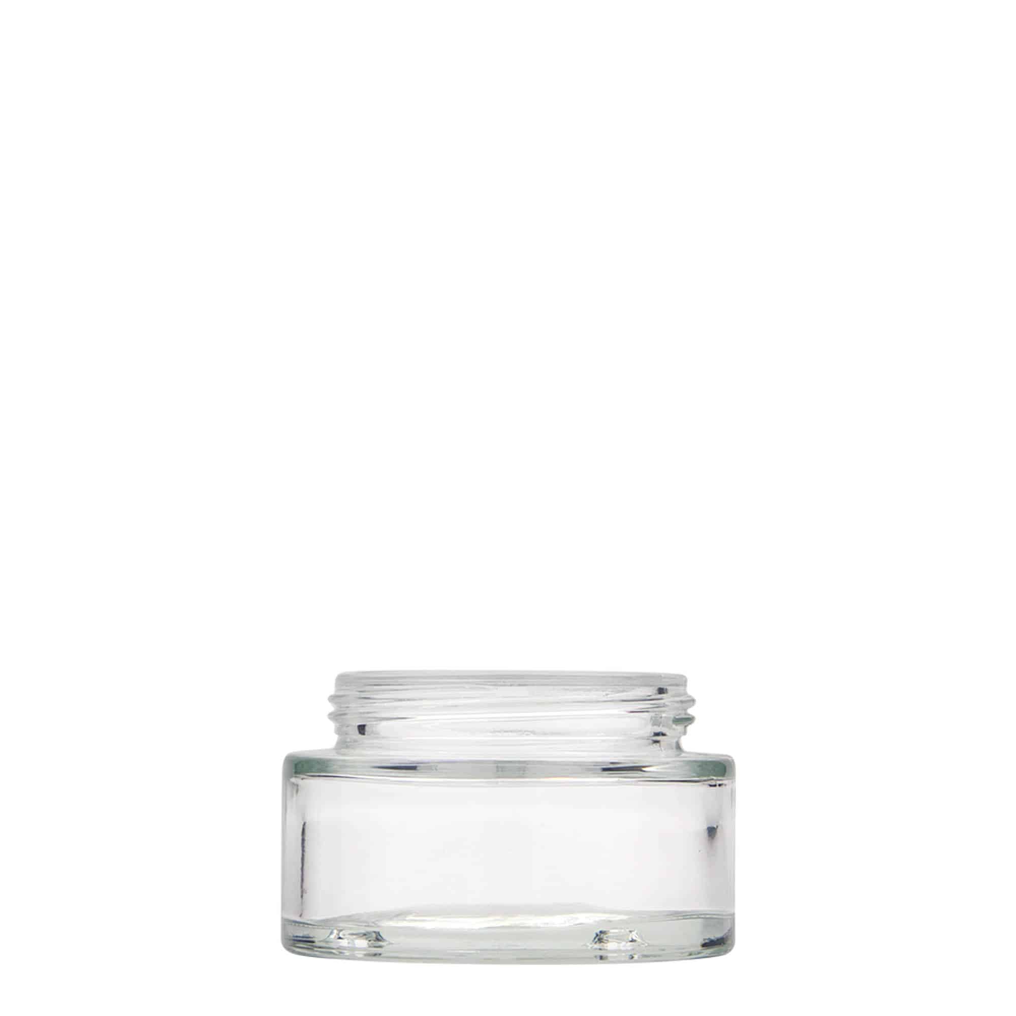 50 ml kosmeetikapurk 'Clear Edition', klaas, sulgur: keeratav kaas 50 ml kosmeetikapurk 'Clear Edition', klaas, sulgur: keeratav kaas