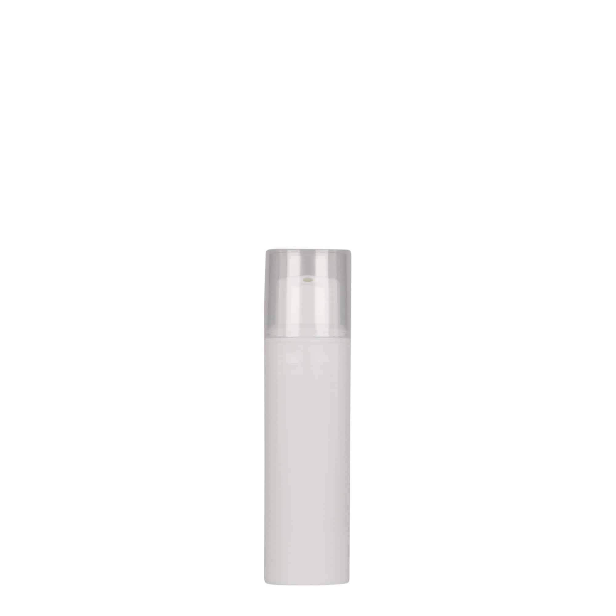 10 ml õhuvaba dosaator 'Nano', PP-plast, valge