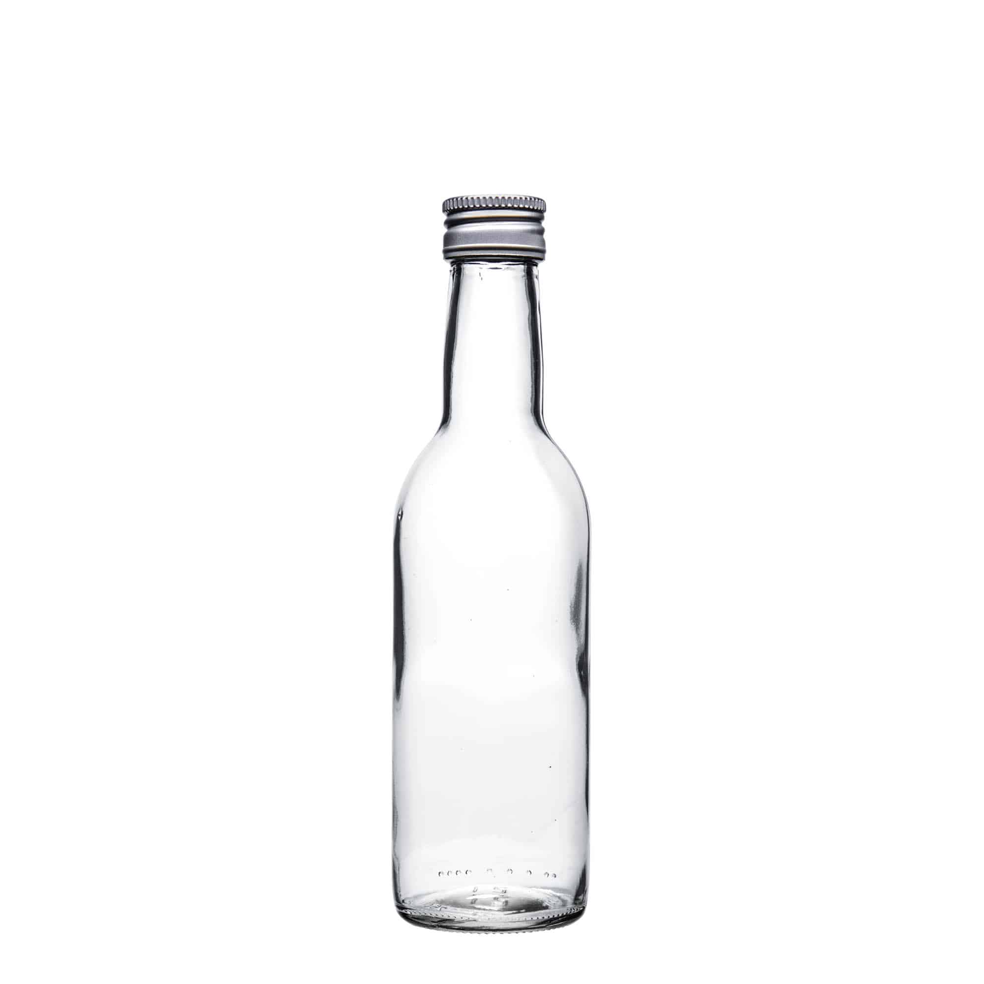 250 ml klaaspudel 'Bordeaux', sulgur: PP 28