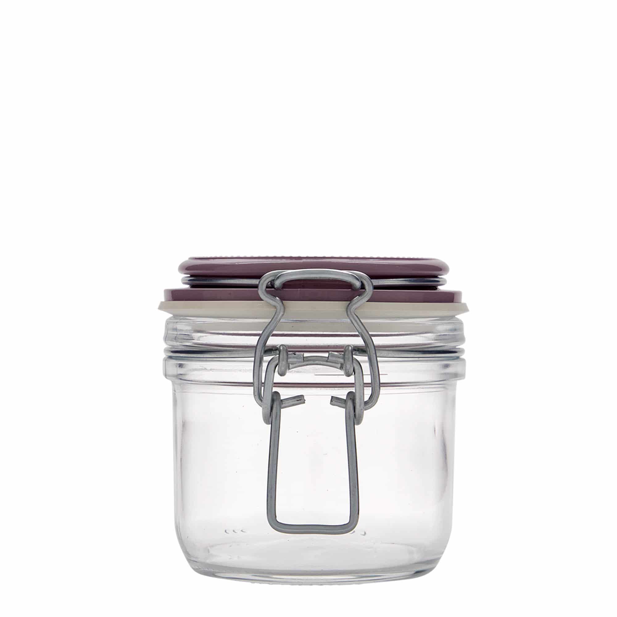 200 ml traatkaanega purk 'Fido', violetne, sulgur: traatkaas 200 ml traatkaanega purk 'Fido', violetne, sulgur: traatkaas