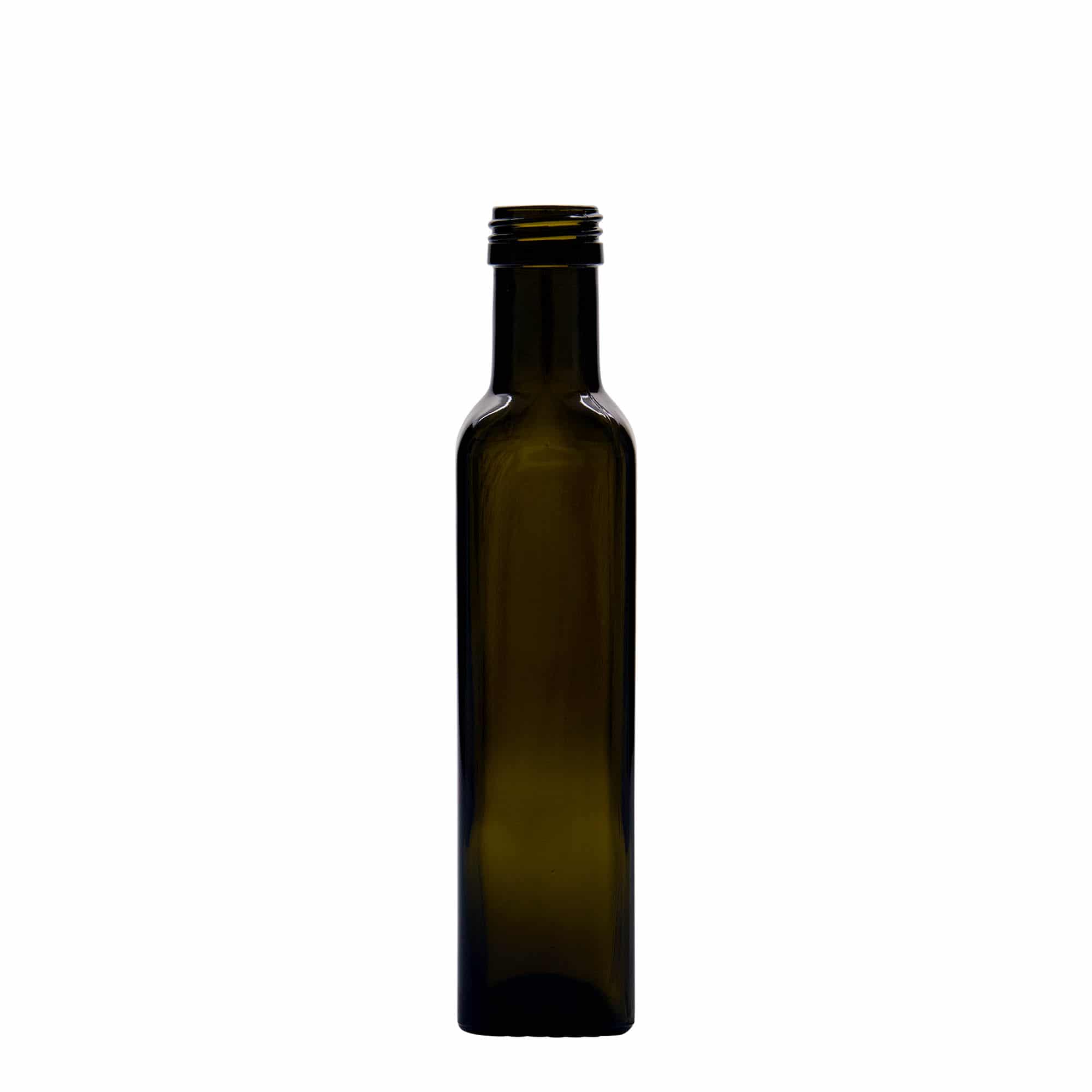 250 ml klaaspudel 'Marasca', ruudukujuline, antiikroheline, sulgur: PP 31,5 250 ml klaaspudel 'Marasca', ruudukujuline, antiikroheline, sulgur: PP 31,5