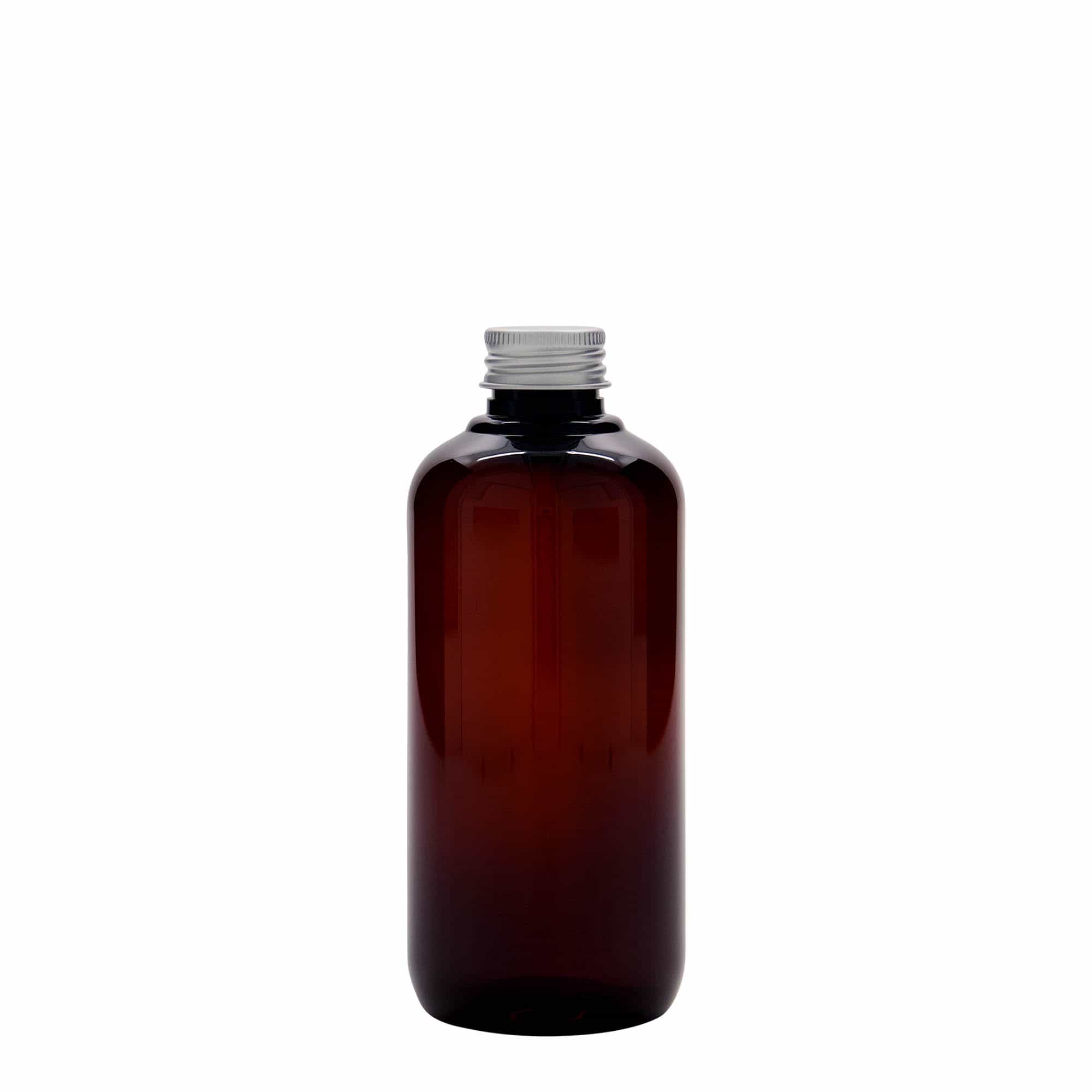 250 ml ringlussevõetud plastist pudel 'Victor's Best', PCR, pruun, sulgur: GPI 24/410