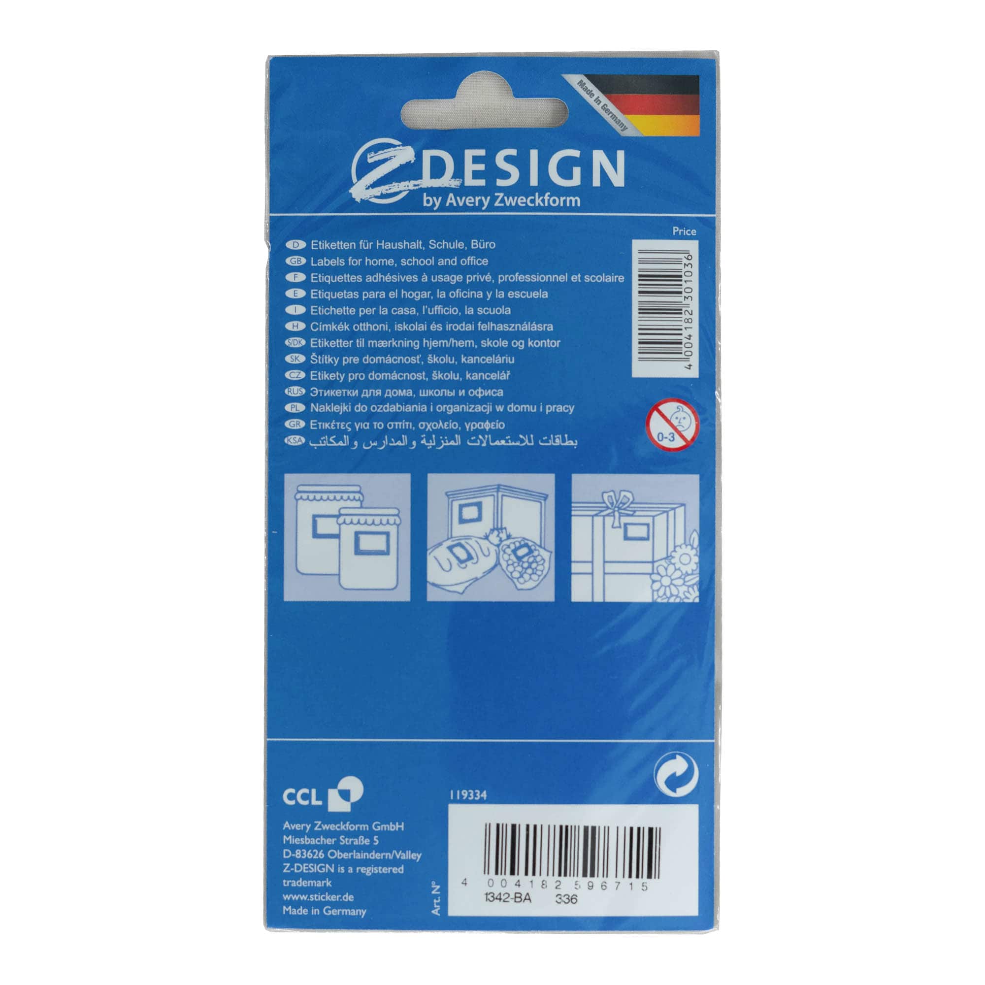 Zweckform sildid „Raamviljad“, ristkülikukujulised, paberist, mitmevärvilised