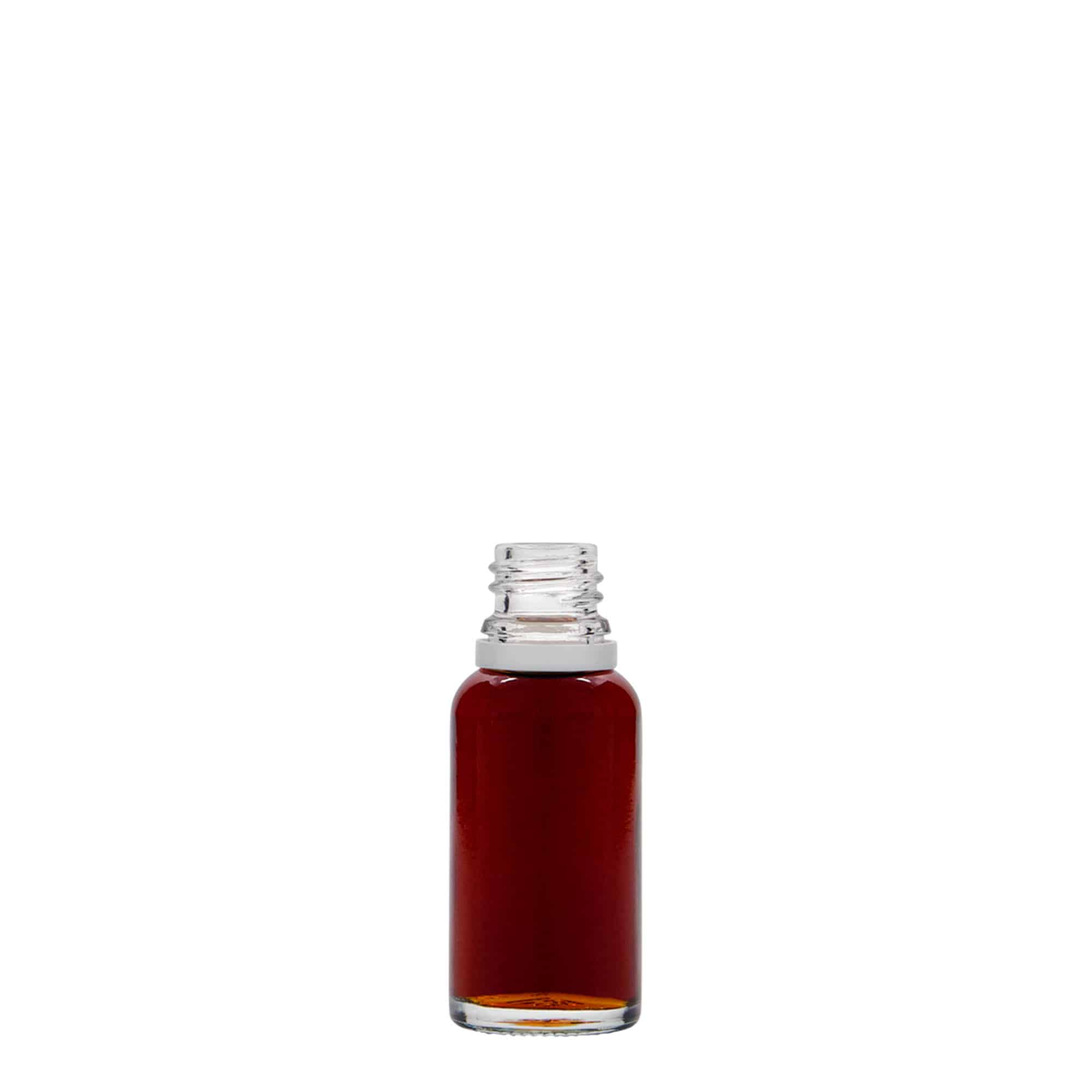 20 ml meditsiinipudel, klaas, suuava: DIN 18 20 ml meditsiinipudel, klaas, suuava: DIN 18